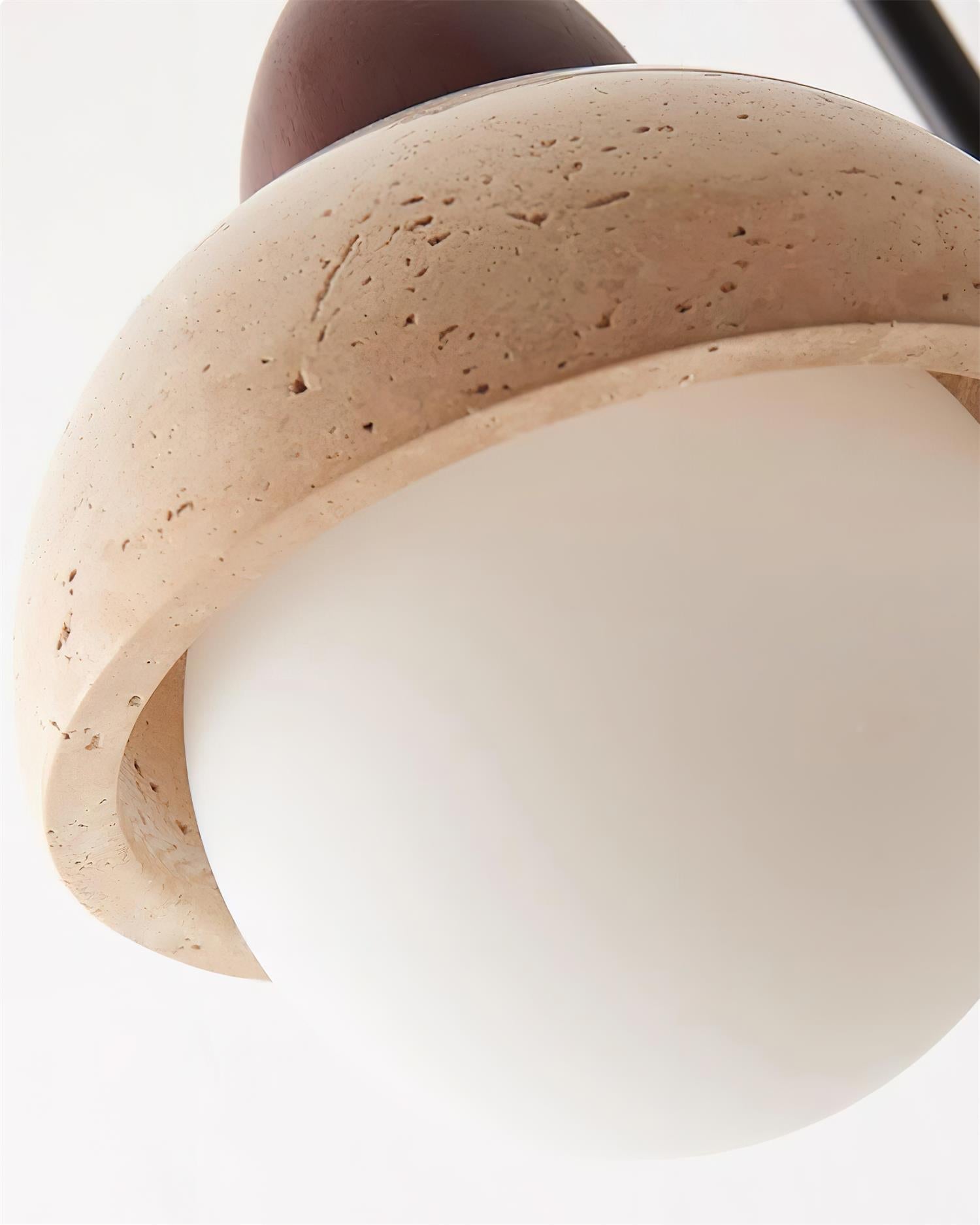 Ritta Dome Travertine Wall Lamp - Letslighting