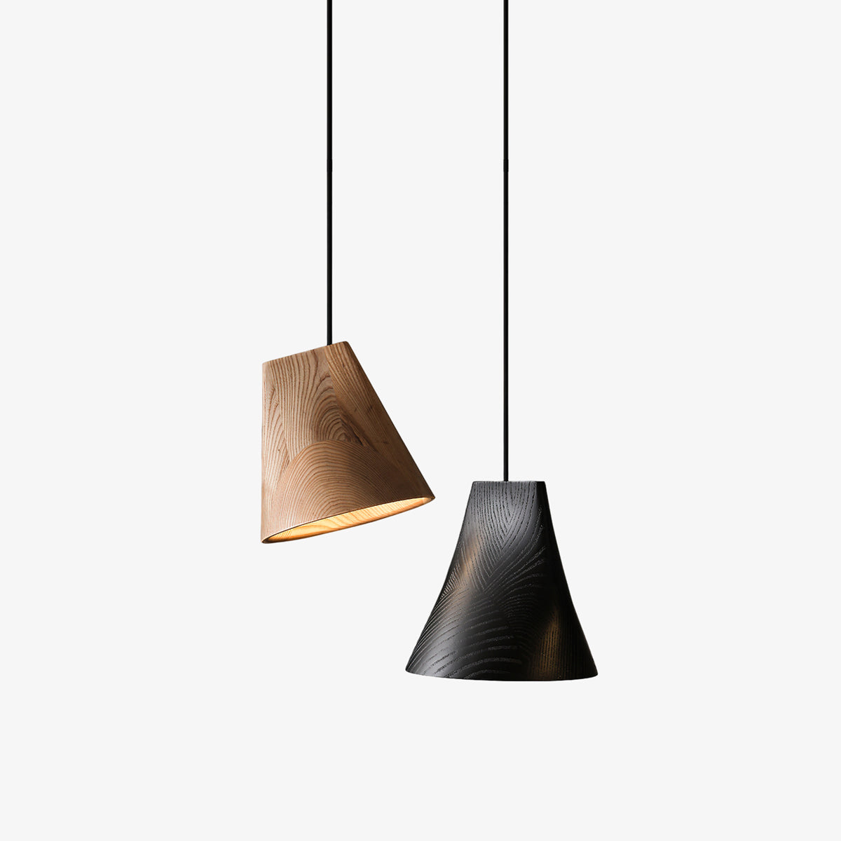 Ivarara Asymmetrisch Holz Pendelleuchte Leuchte-Letslighting