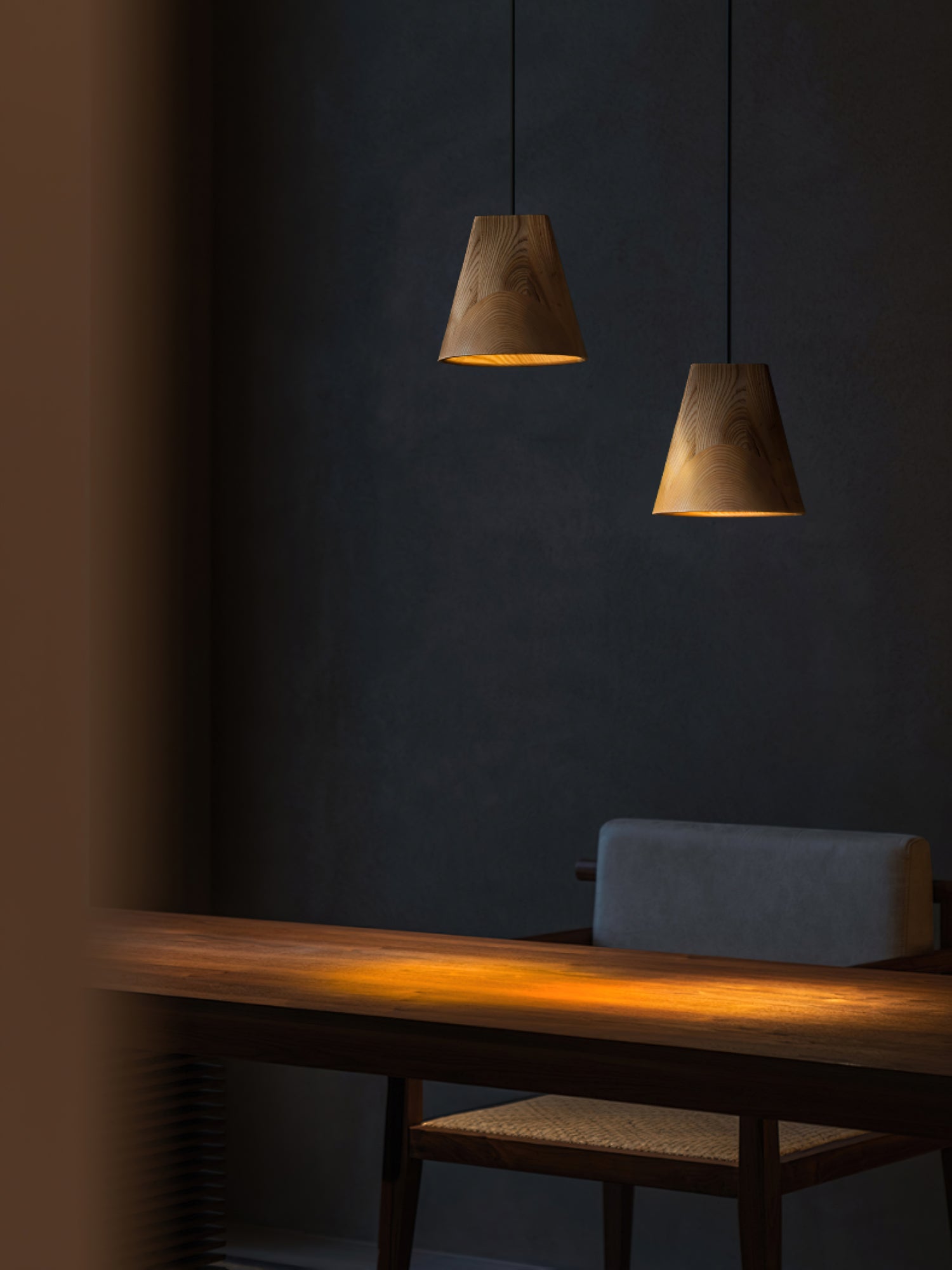 Ivarara Asymmetrisch Holz Pendelleuchte Leuchte-Letslighting