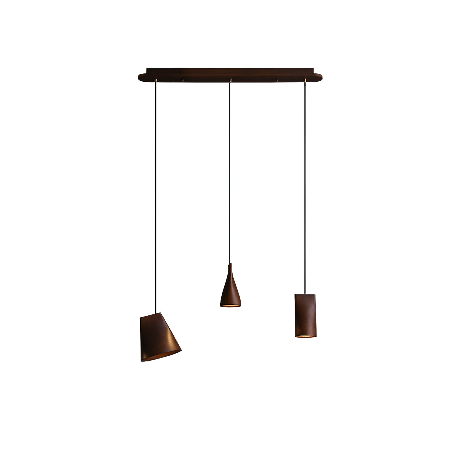 Ivarara Asymmetrisch Holz Pendelleuchte Leuchte-Letslighting