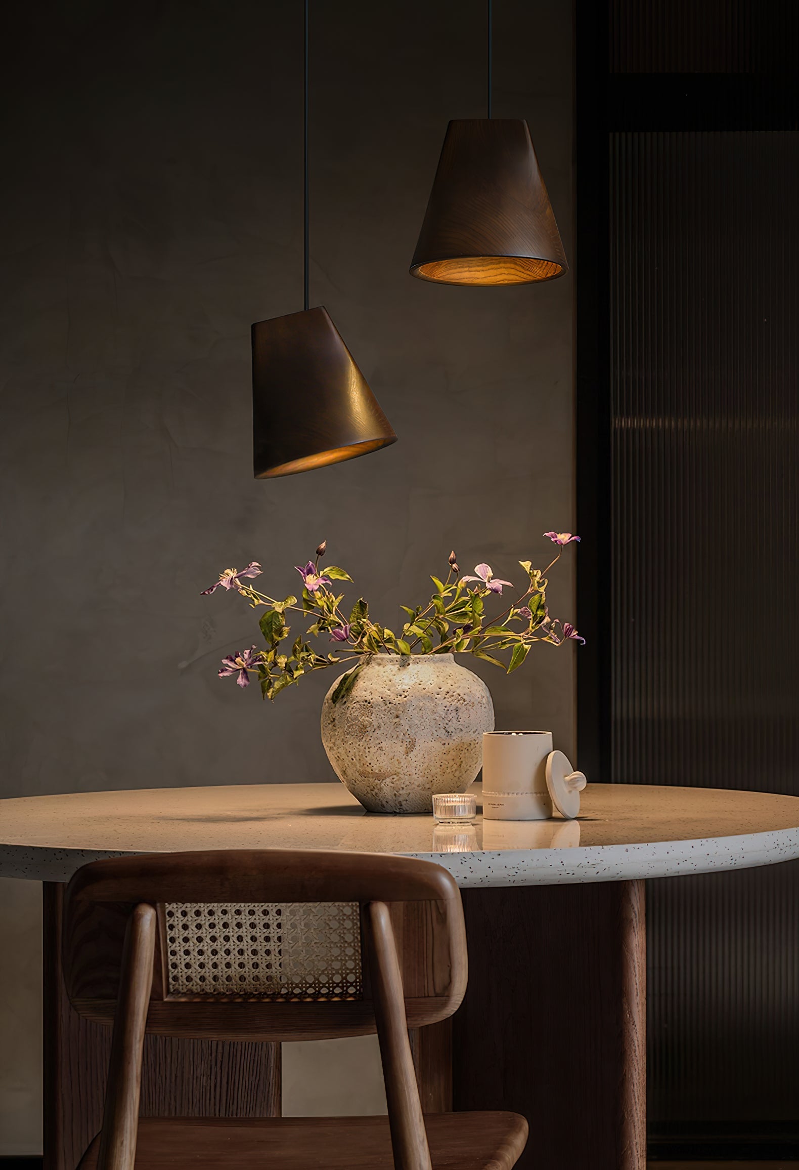 Ivarara Asymmetrisch Holz Pendelleuchte Leuchte-Letslighting