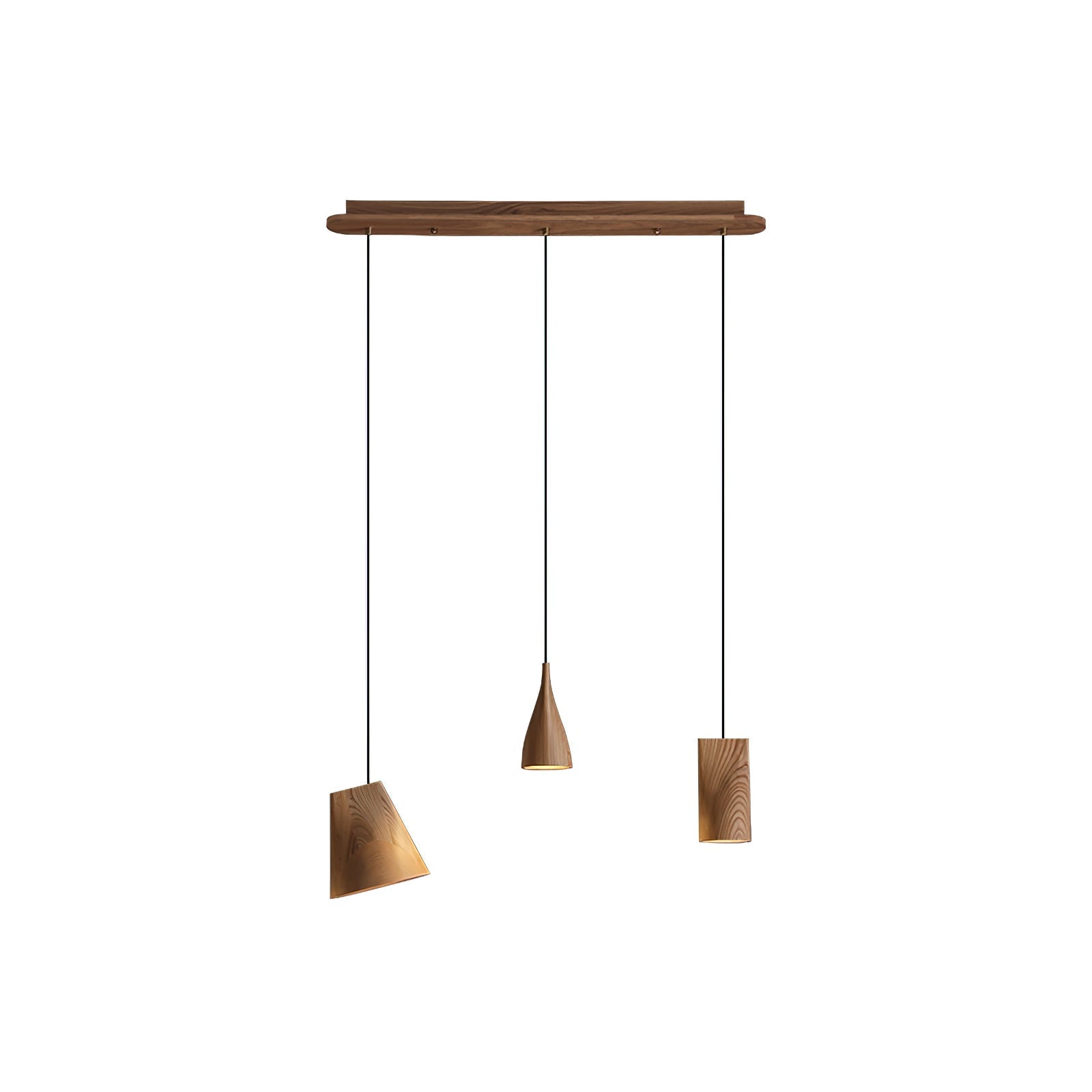 Ivarara Asymmetrisch Holz Pendelleuchte Leuchte-Letslighting