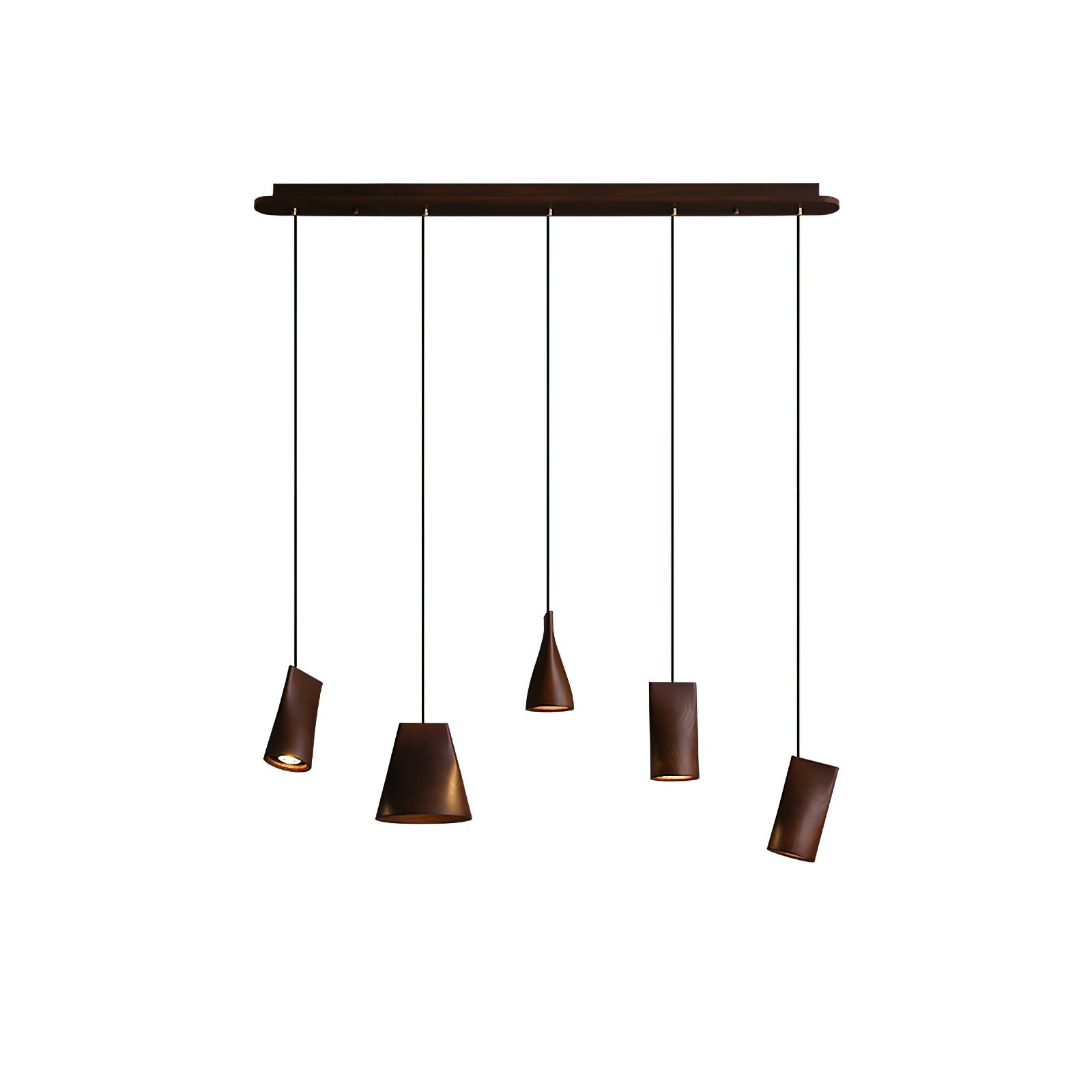 Ivarara Asymmetrisch Holz Pendelleuchte Leuchte-Letslighting