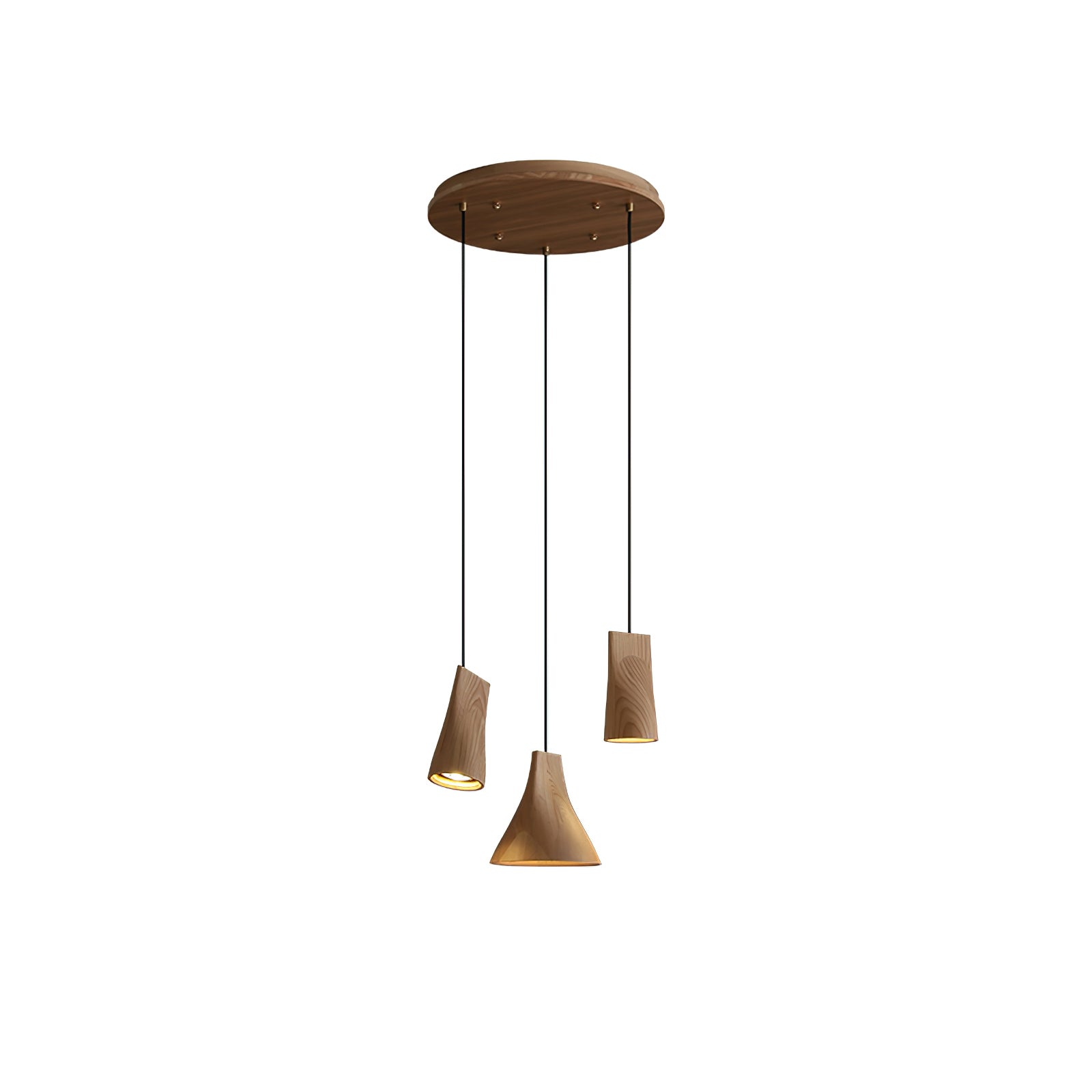 Ivarara Asymmetrisch Holz Pendelleuchte Leuchte-Letslighting