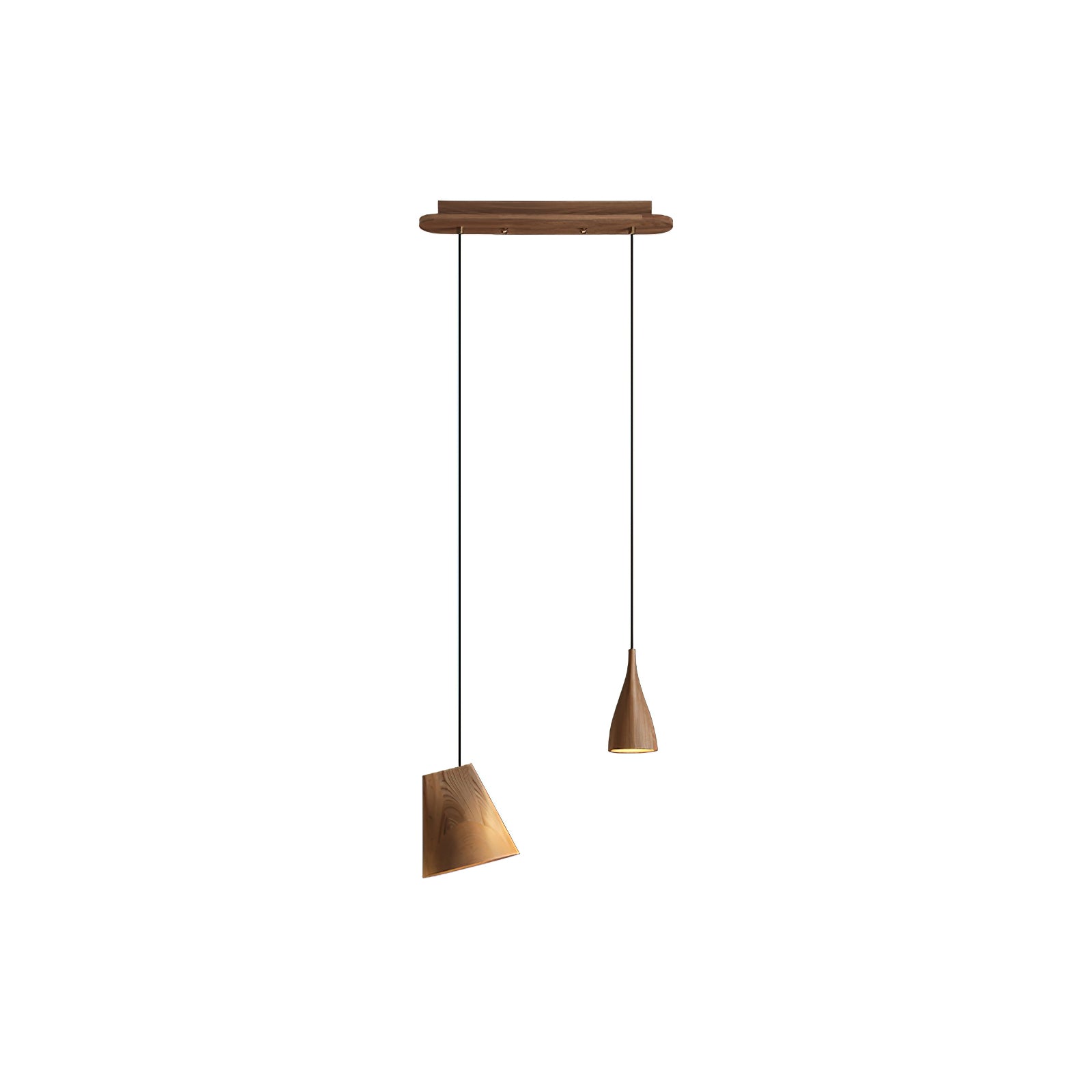 Ivarara Asymmetrisch Holz Pendelleuchte Leuchte-Letslighting
