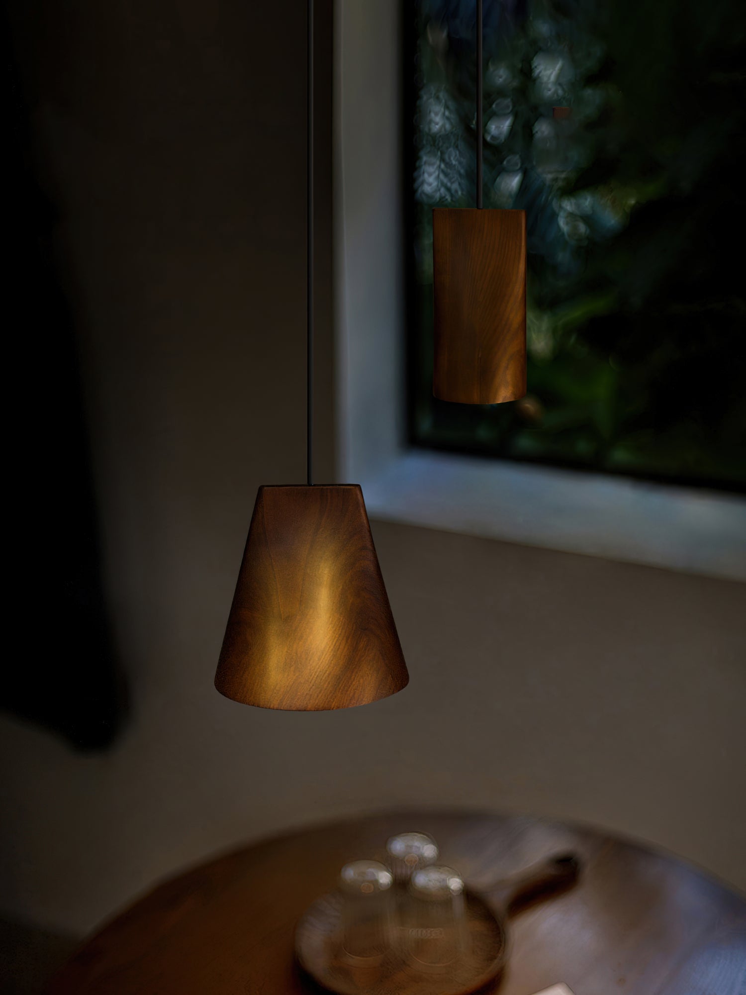 Ivarara Asymmetrisch Holz Pendelleuchte Leuchte-Letslighting