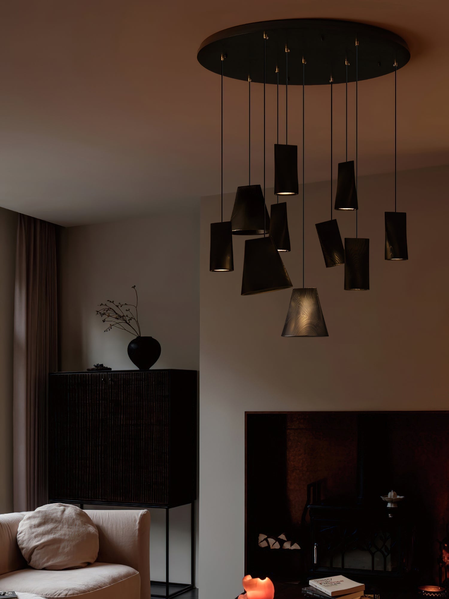 Ivarara Asymmetrisch Holz Pendelleuchte Leuchte-Letslighting