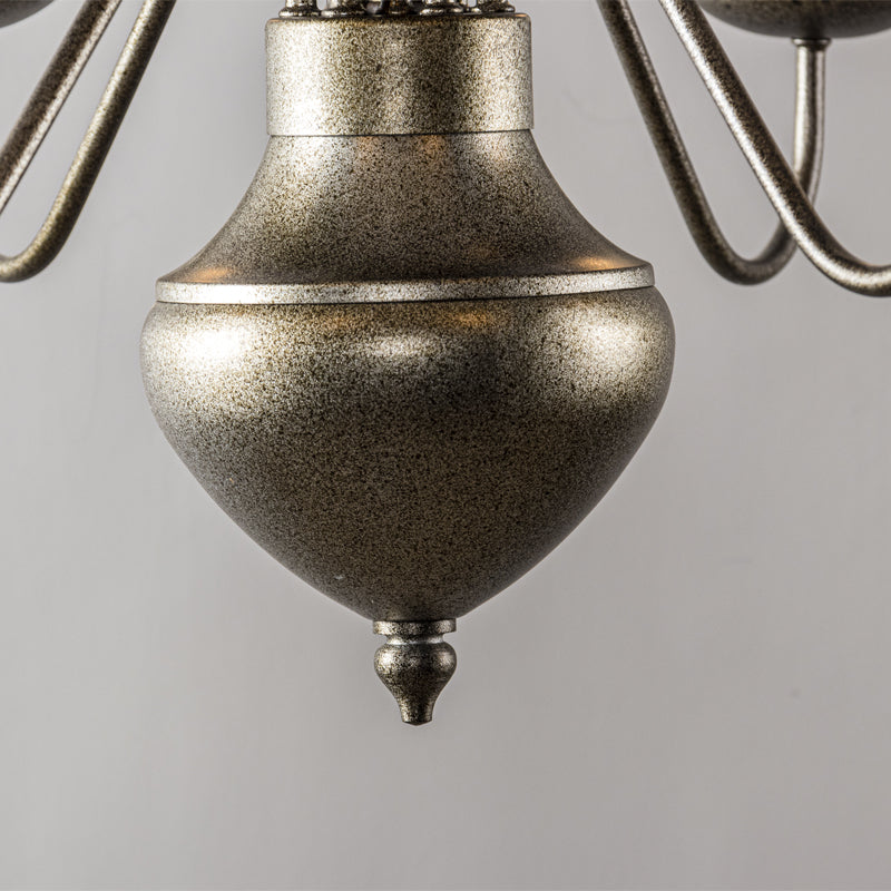 Blikuvyu Vintage Industrieller Messing-Kronleuchter-Letslighting