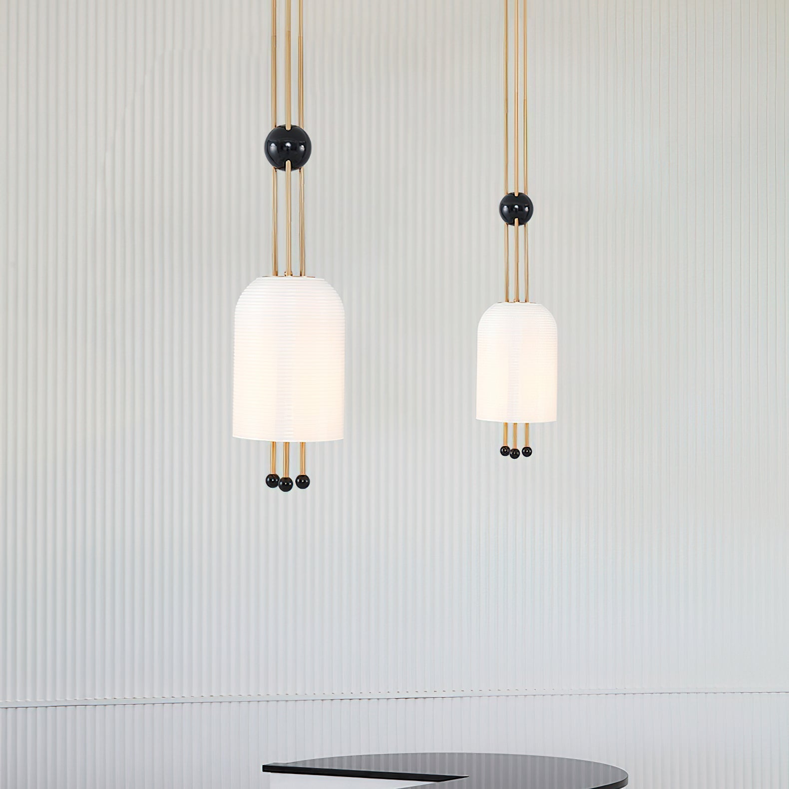 Voloraris Traditionelle Eleganz Glas-Pendelleuchte-Letslighting