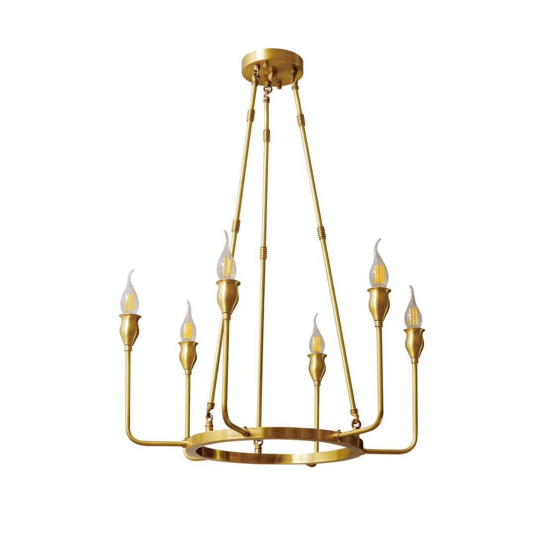 Fljotuvyh Modern Industrial Kerze Kronleuchter-Letslighting