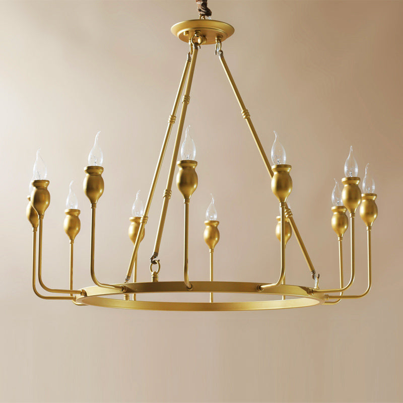 Fljotuvyh Modern Industrial Kerze Kronleuchter-Letslighting