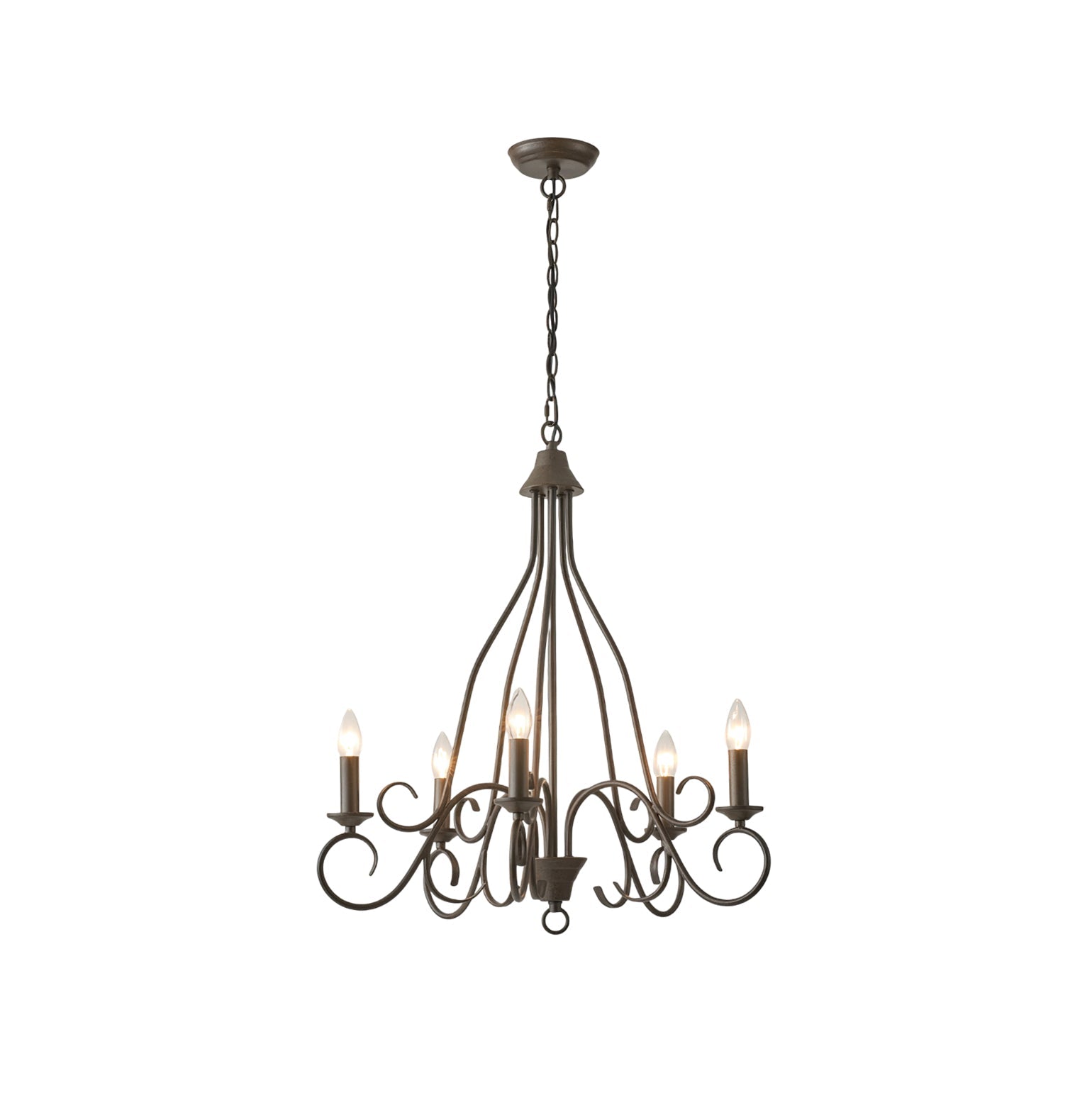 Dvaluvyu Industrieller Vintage-Kronleuchter-Letslighting