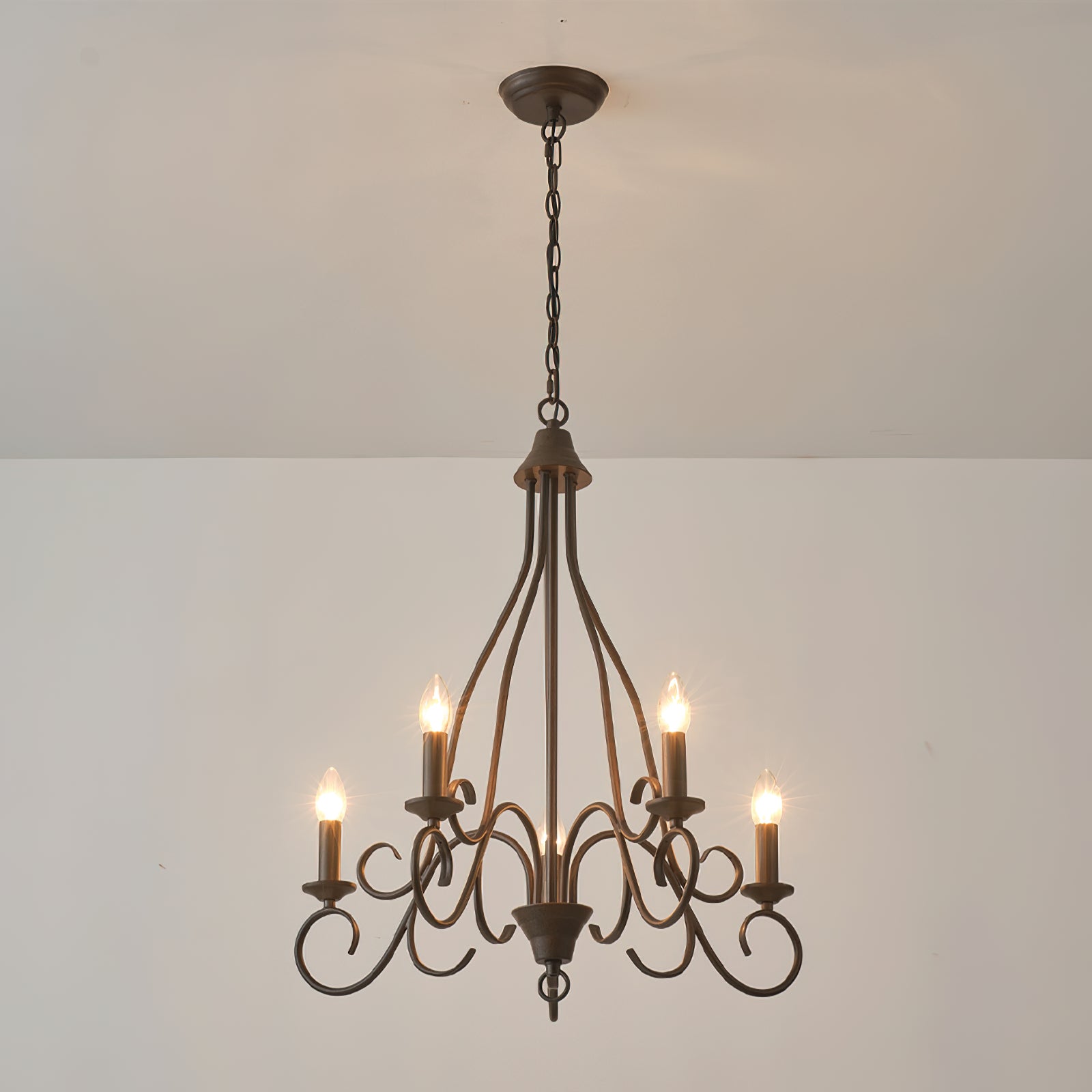 Dvaluvyu Industrieller Vintage-Kronleuchter-Letslighting
