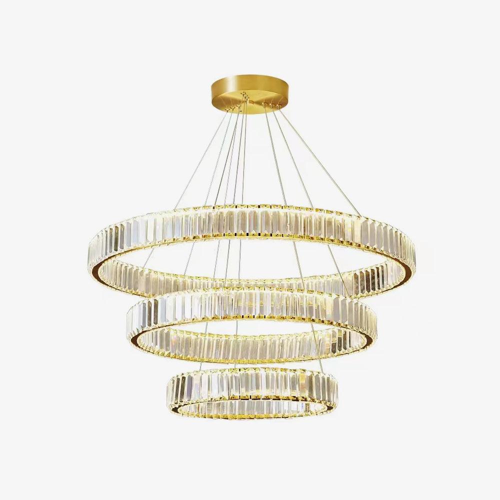 Lustra Kronleuchter-Goldkristallring-Letslighting