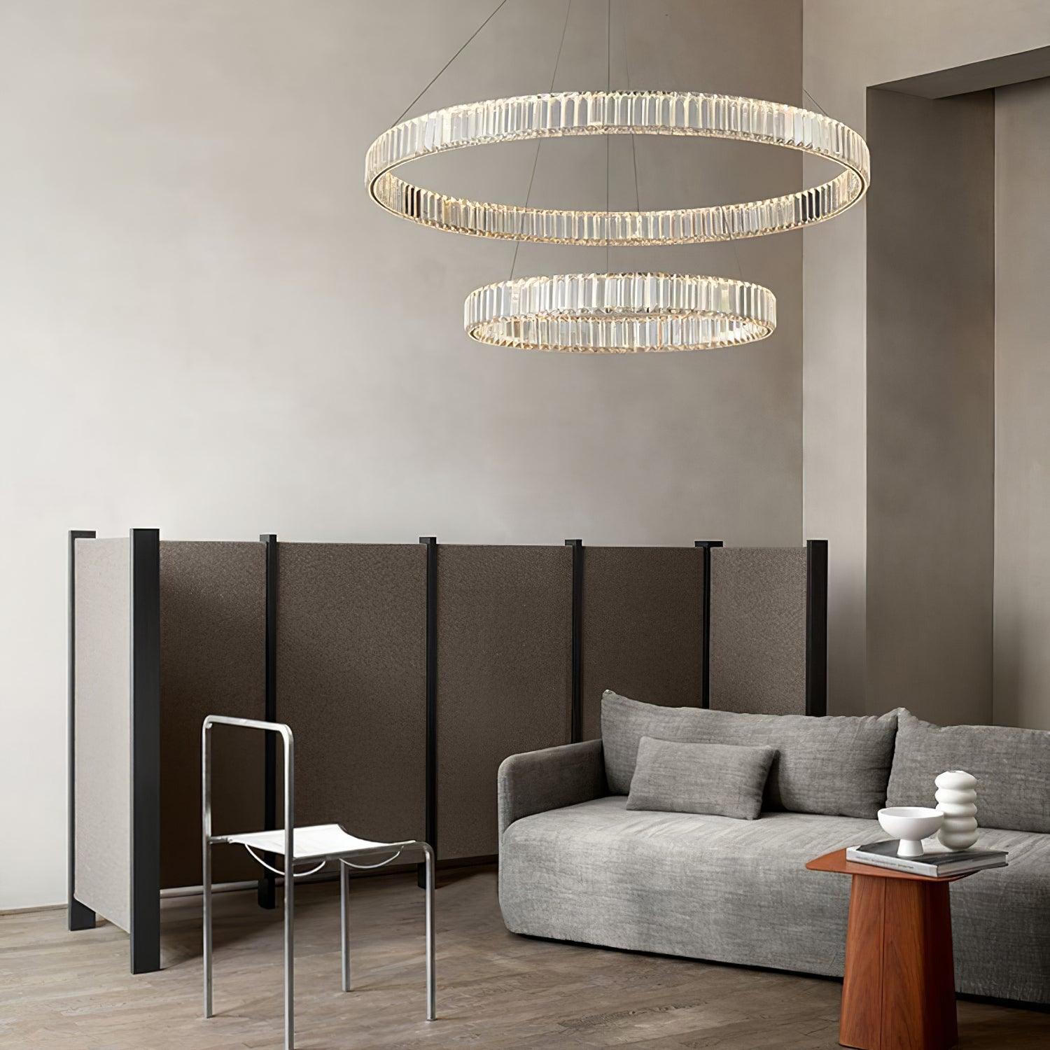 Lustra Kronleuchter-Goldkristallring-Letslighting