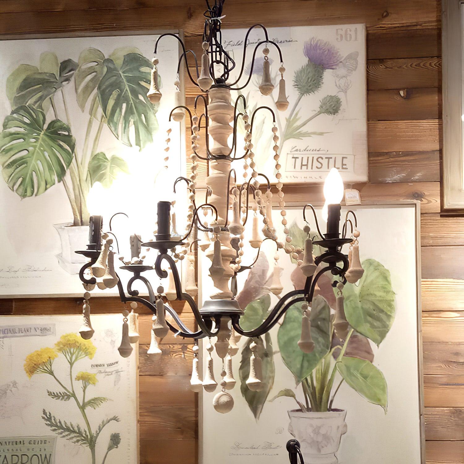Jonas Luxus-Holz-Kronleuchter-Letslighting