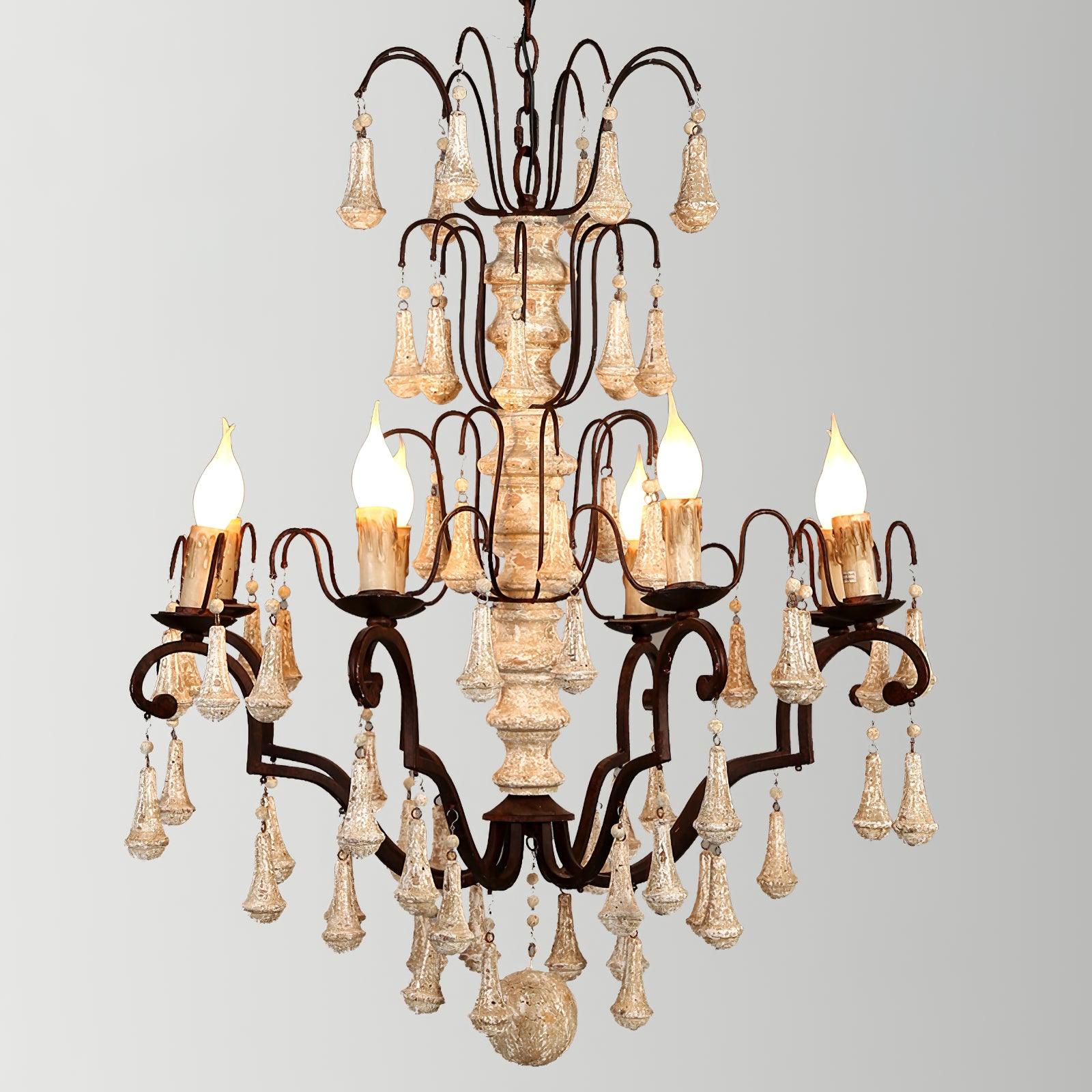Jonas Luxus-Holz-Kronleuchter-Letslighting