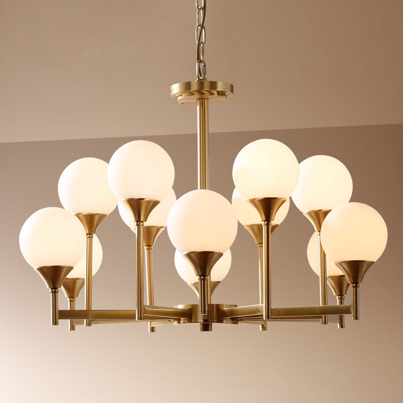 Himinuvyh Glas Vintage Industrial Kronleuchter-Letslighting