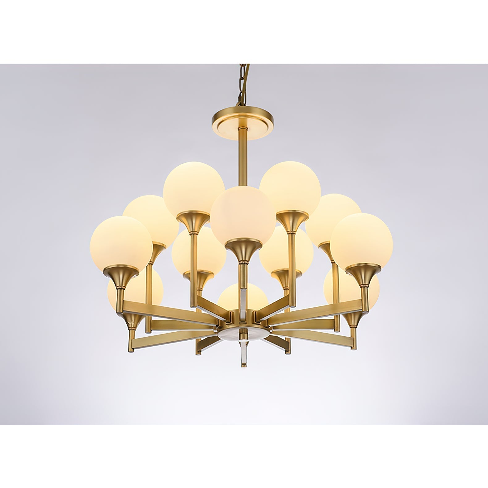 Himinuvyh Glas Vintage Industrial Kronleuchter-Letslighting