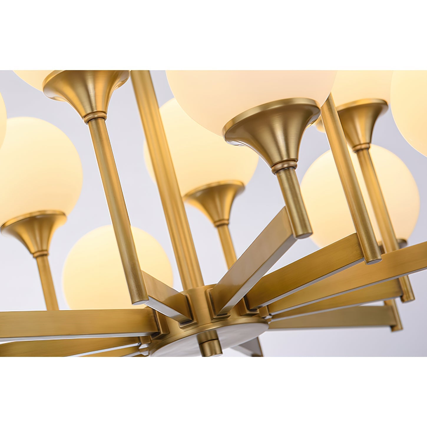 Himinuvyh Glas Vintage Industrial Kronleuchter-Letslighting
