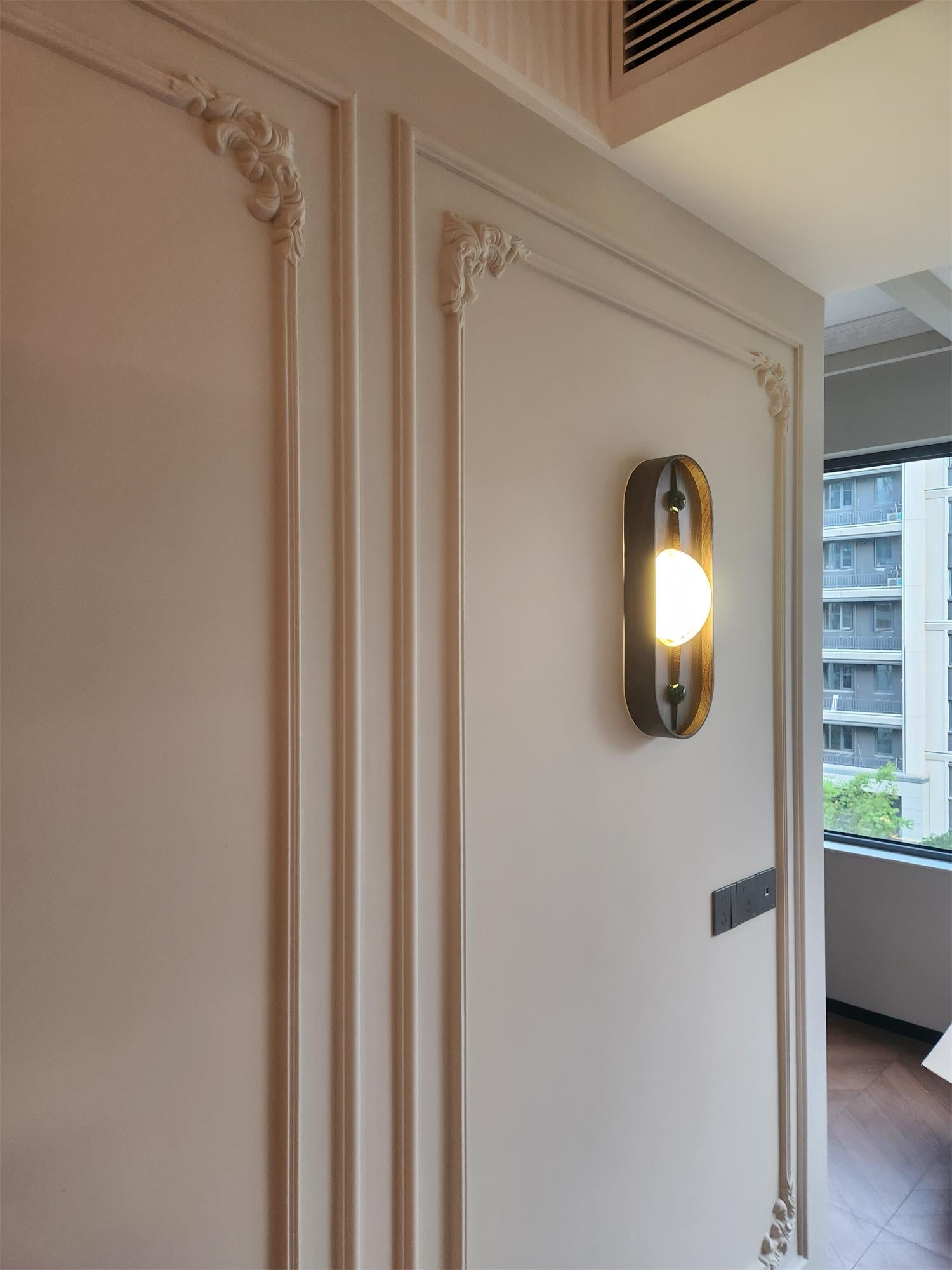 Gloruvyu Individual Creativity Metal Alabaster Wall Lamp - Letslighting