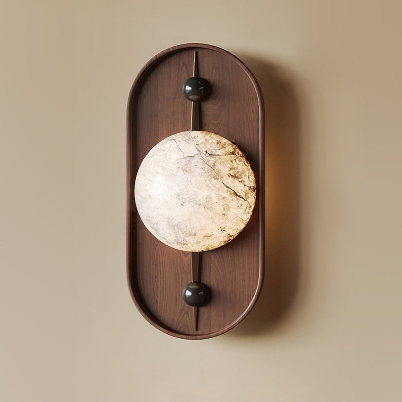 Ildvuvyh Modern Minimalist Metal Alabaster Wall Lamp - Letslighting