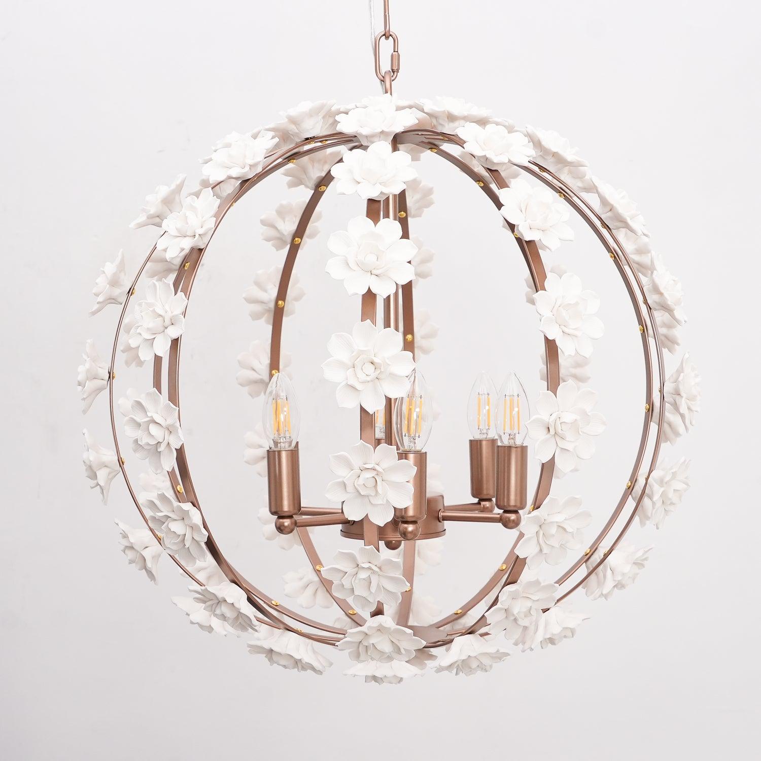 Kevin Eleganter Luxus-Kronleuchter aus Keramik-Letslighting