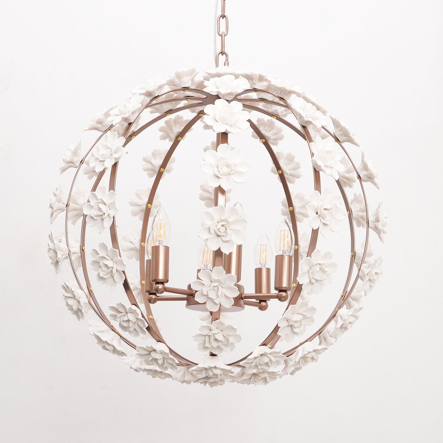 Kevin Eleganter Luxus-Kronleuchter aus Keramik-Letslighting