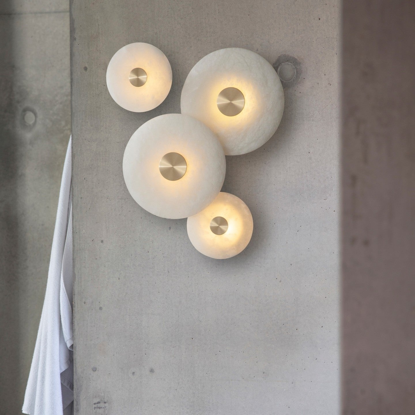 Ildvuvyu Modern Minimalist Alabaster Wall Lamp - Letslighting