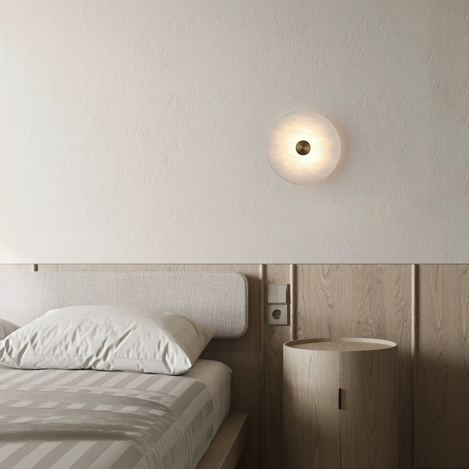 Ildvuvyu Modern Minimalist Alabaster Wall Lamp - Letslighting