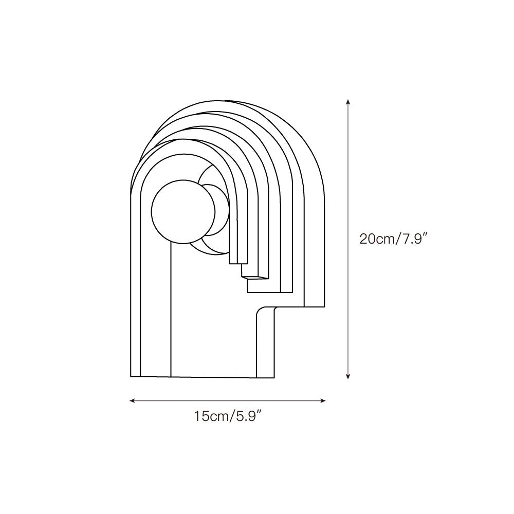 Mjolkuvyh Modern Minimalist Travertine Wall Lamp - Letslighting