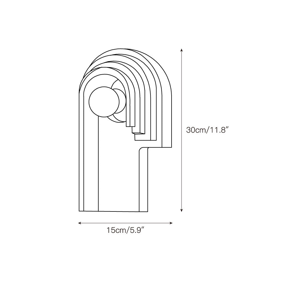 Mjolkuvyh Modern Minimalist Travertine Wall Lamp - Letslighting