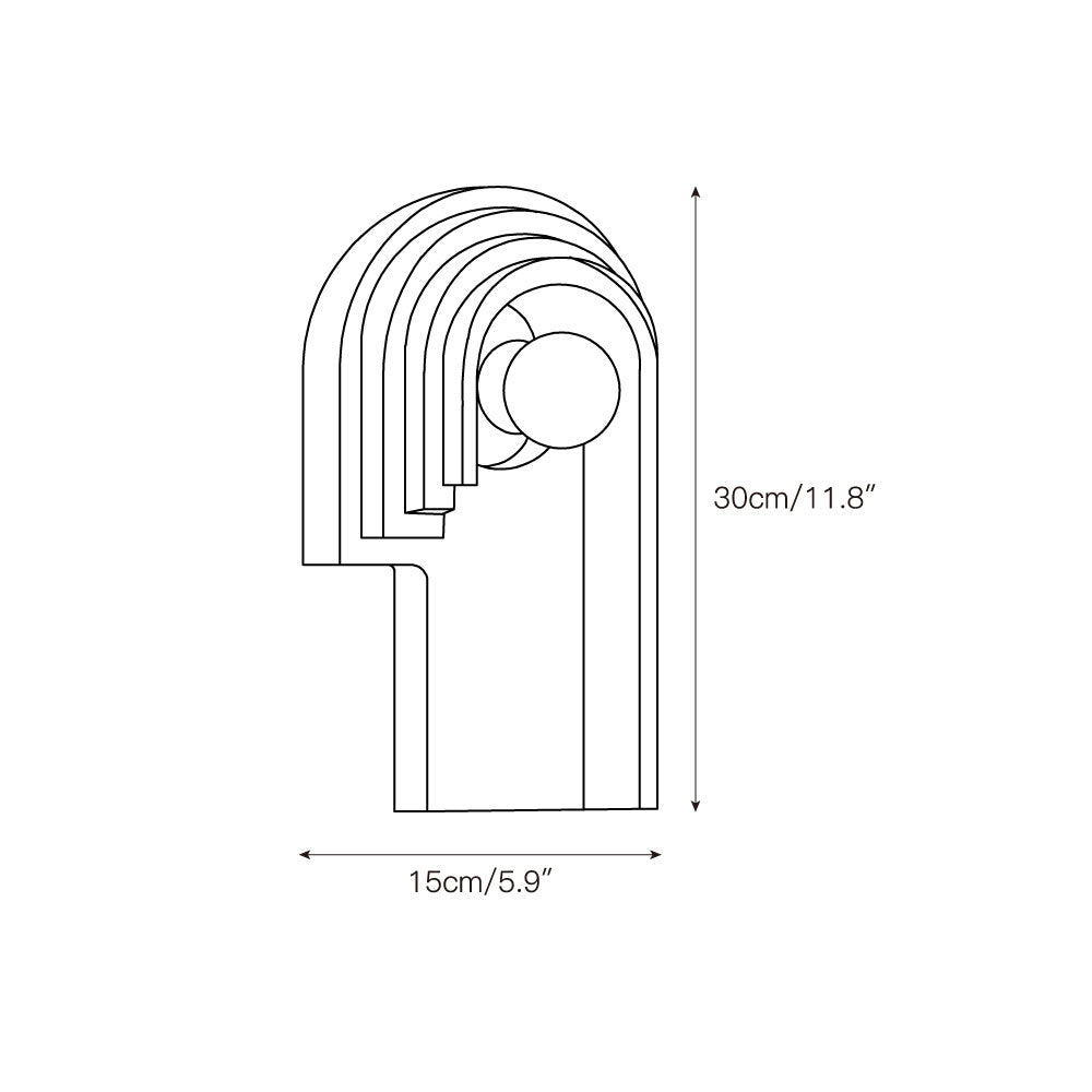 Mjolkuvyh Modern Minimalist Travertine Wall Lamp - Letslighting