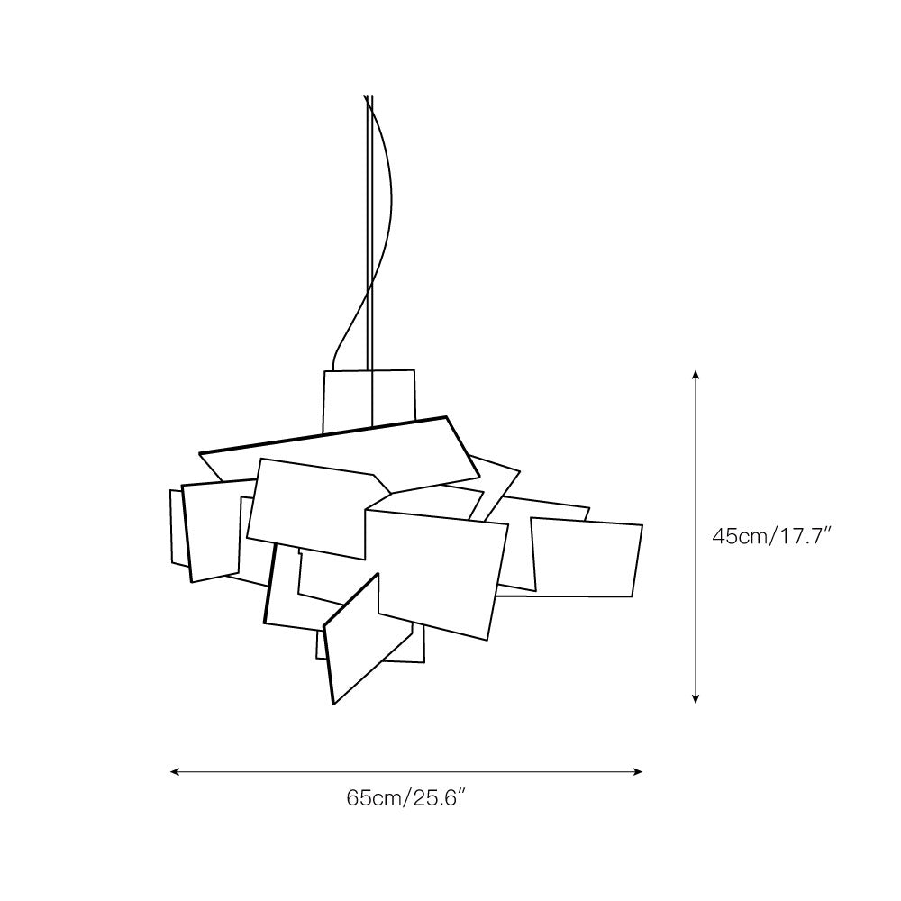 Jarnbruvyu Individual Creativity Acrylic Chandelier - Letslighting