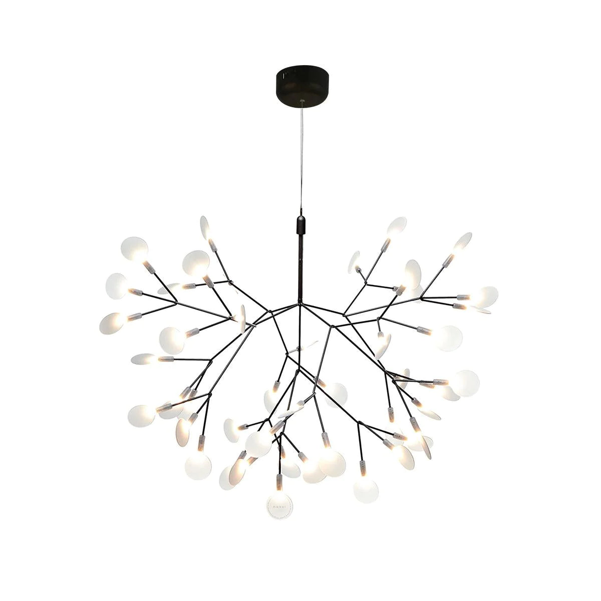 Lior Einzigartiger Sputnik-Kronleuchter im Art-Déco-Stil mit Glühwürmchen-Optik