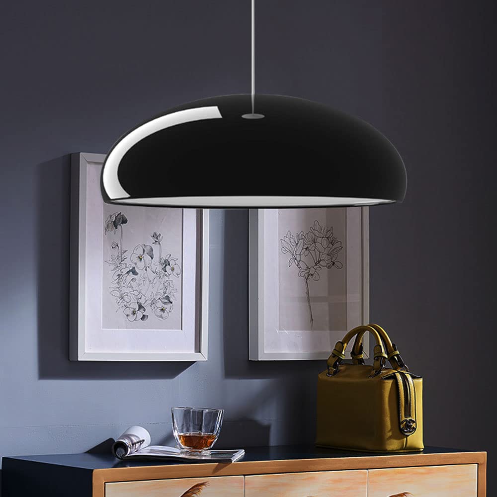 Leilani Modern LED Pendelleuchte Schwarz Metall Wohn/Schlafzimmer