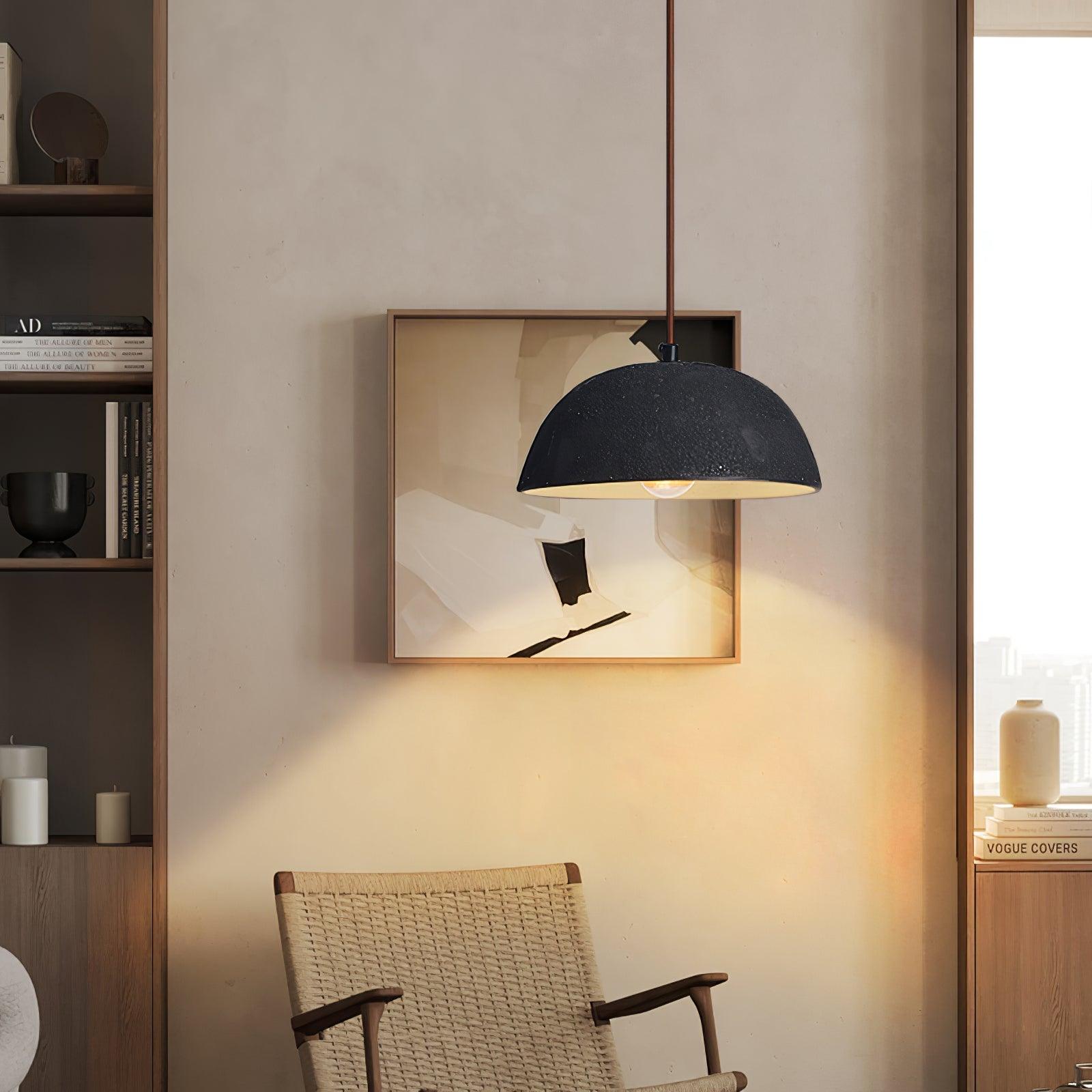 Dome Vintage Pendelleuchte aus Holz-Letslighting