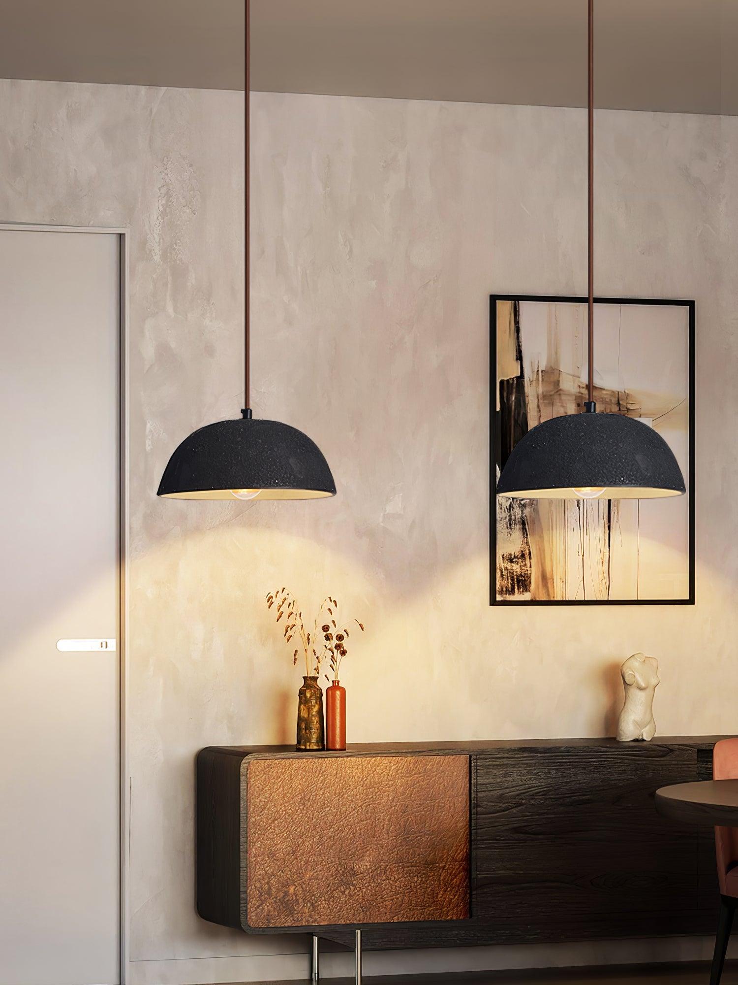 Dome Vintage Pendelleuchte aus Holz-Letslighting