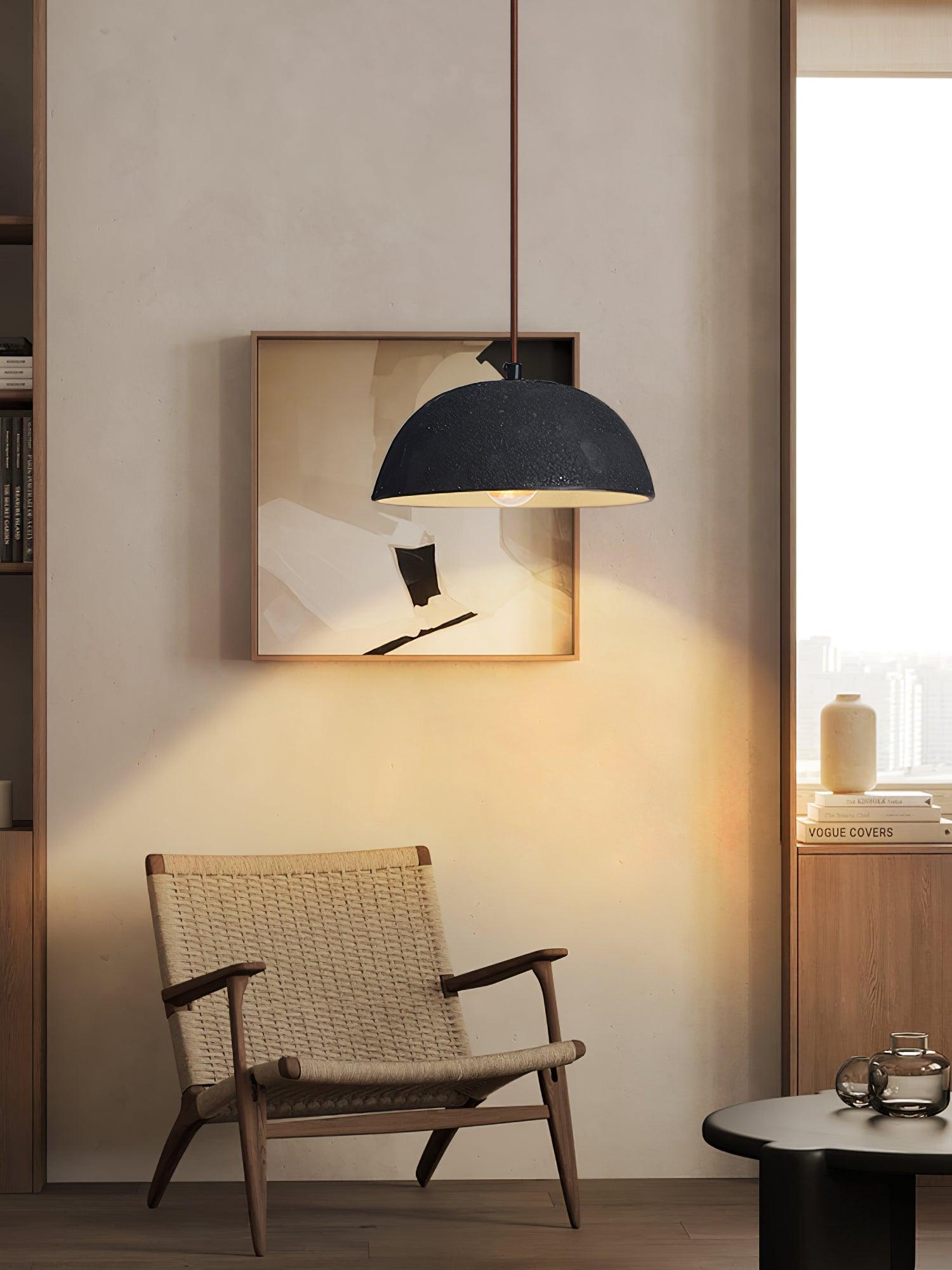 Dome Vintage Pendelleuchte aus Holz-Letslighting