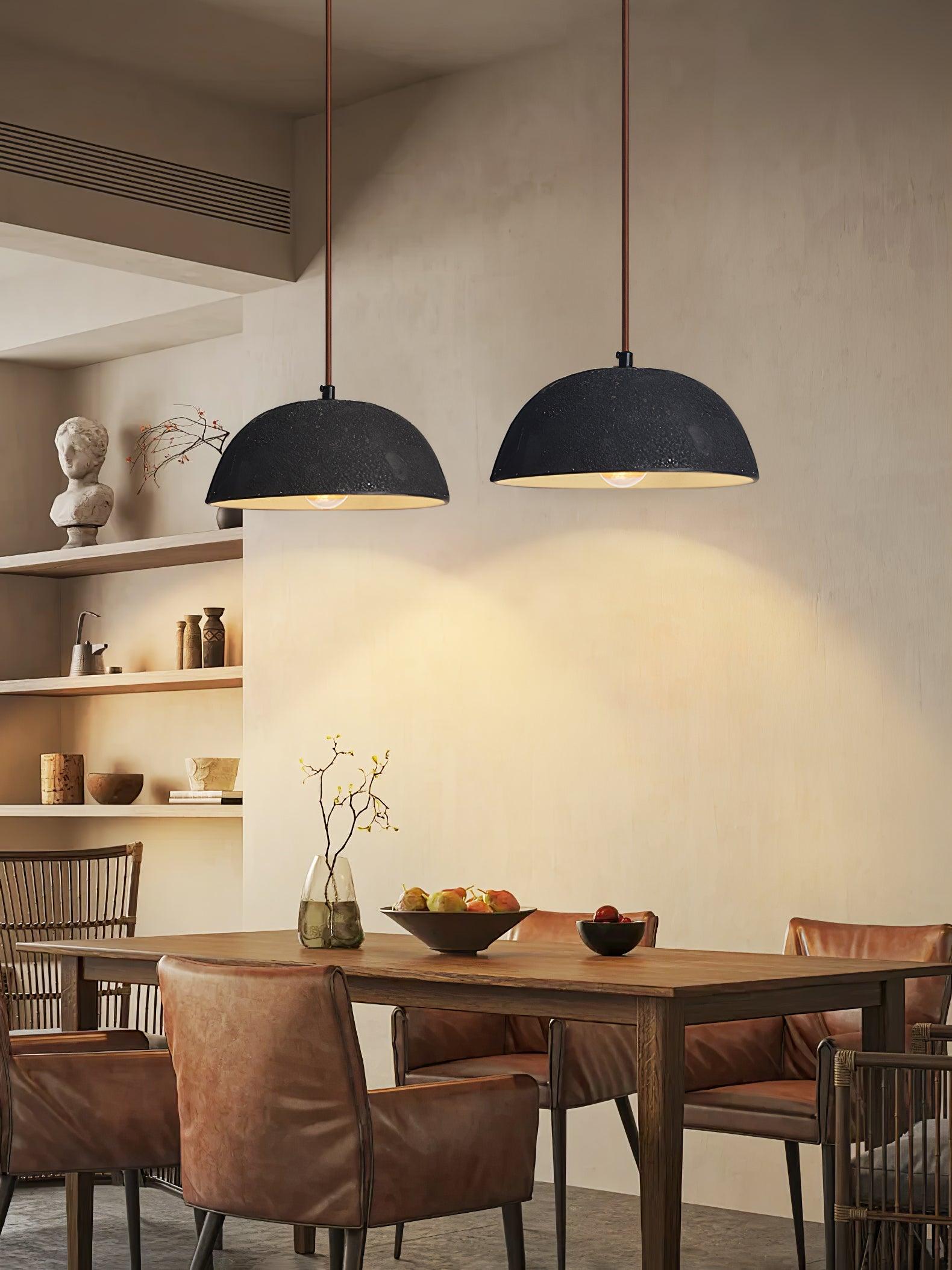 Dome Vintage Pendelleuchte aus Holz-Letslighting