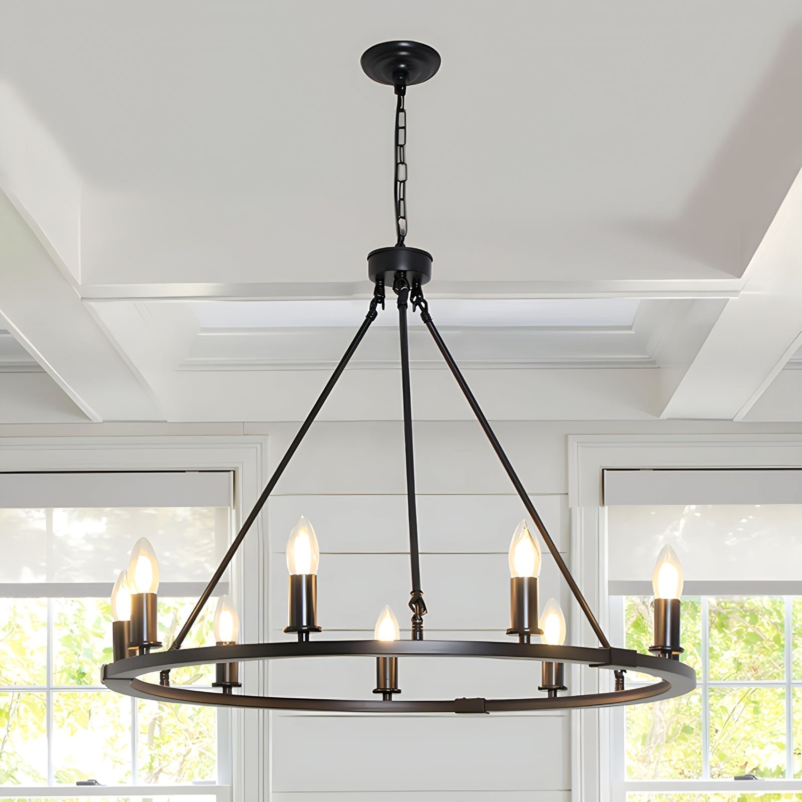 Isoran Industrieller Kronleuchter aus Eisen-Letslighting