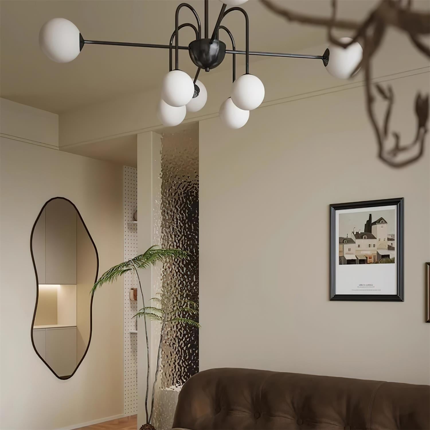 Tatum Minimalistischer Glas-Kronleuchter-Letslighting