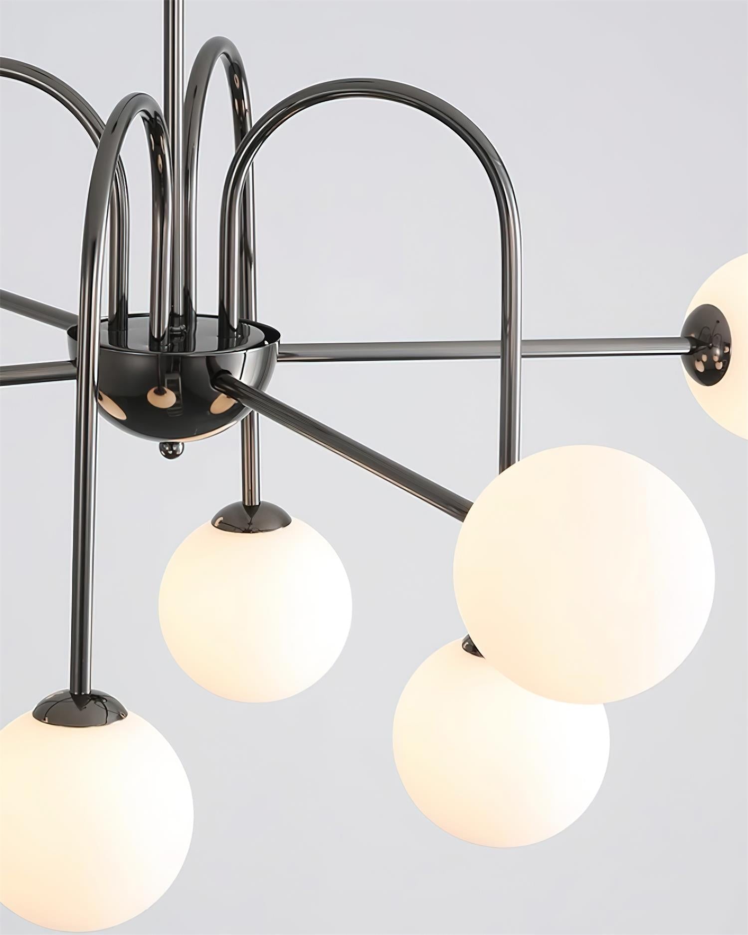 Tatum Minimalistischer Glas-Kronleuchter-Letslighting