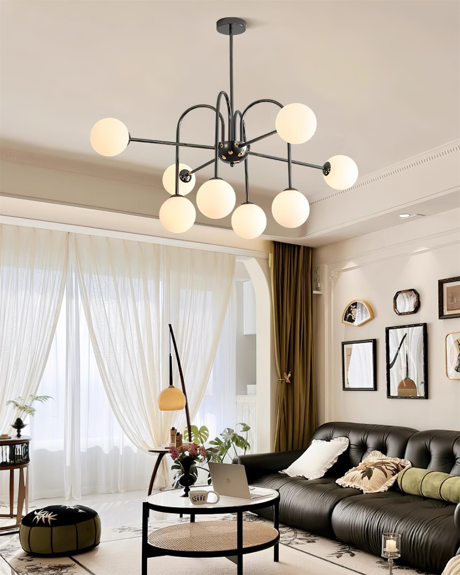 Tatum Minimalistischer Glas-Kronleuchter-Letslighting
