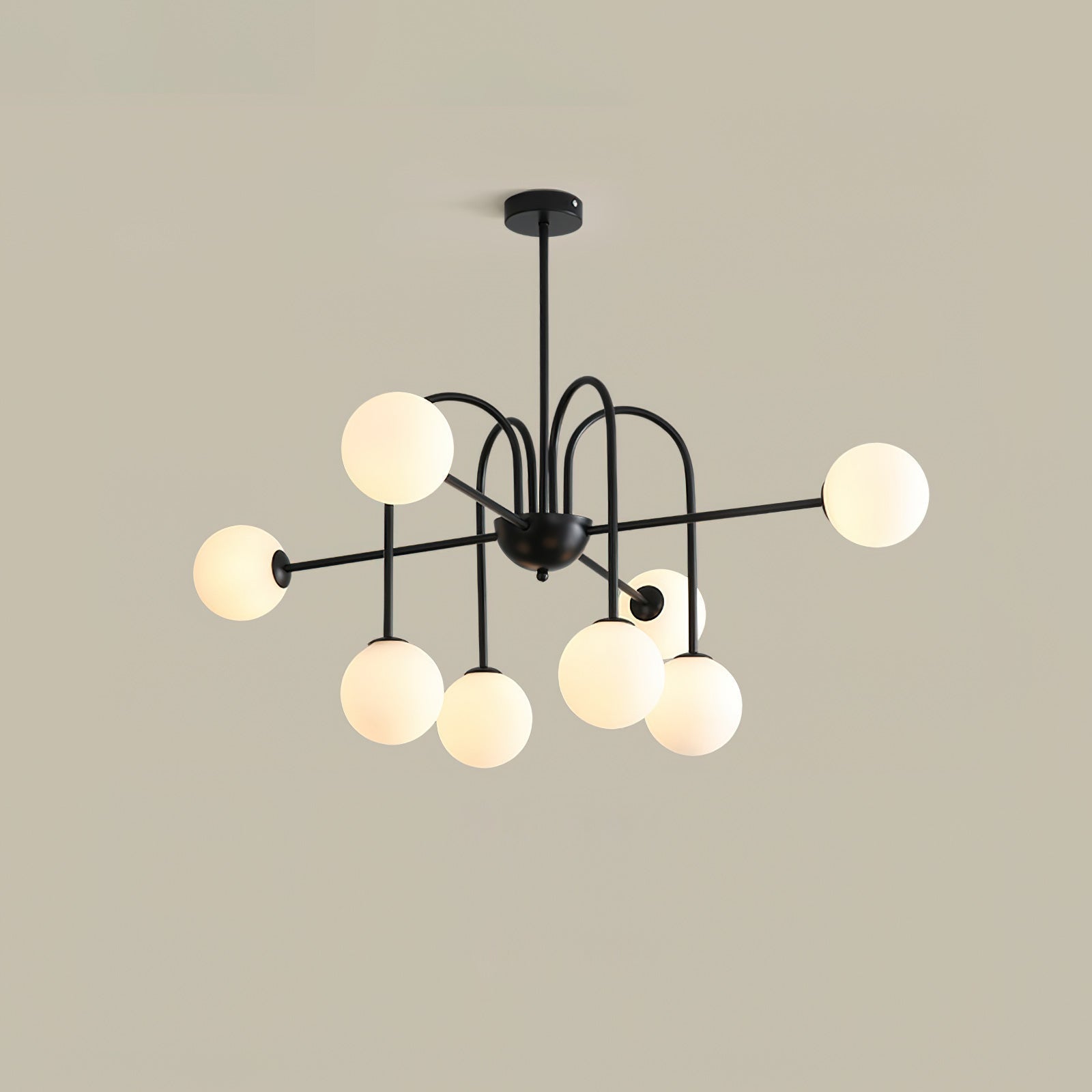 Tatum Minimalistischer Glas-Kronleuchter-Letslighting