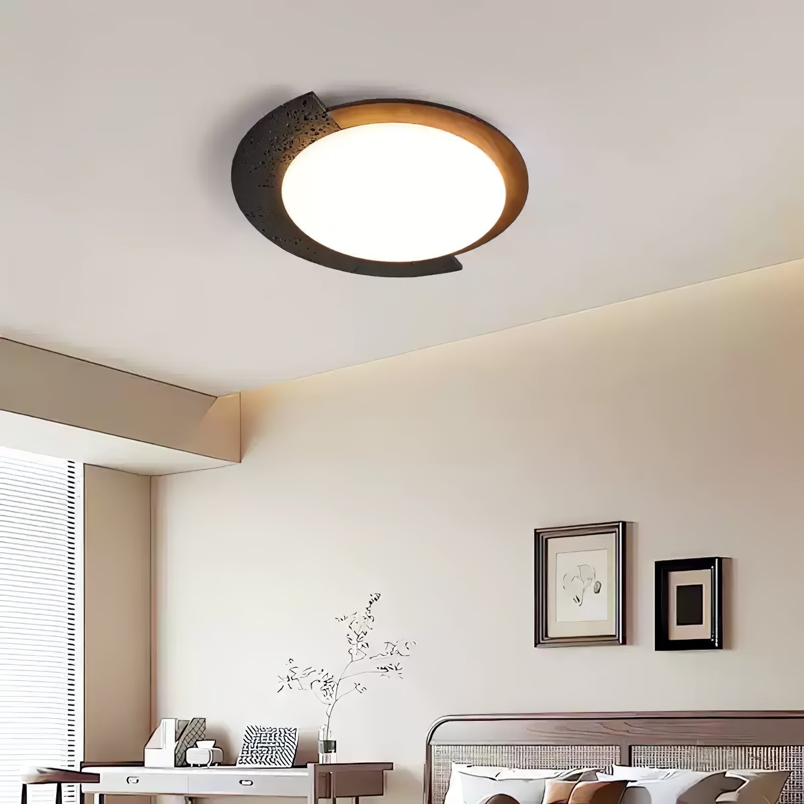 Ulvinor Asymmetrical Travertine Ceiling Light - Neutralighting