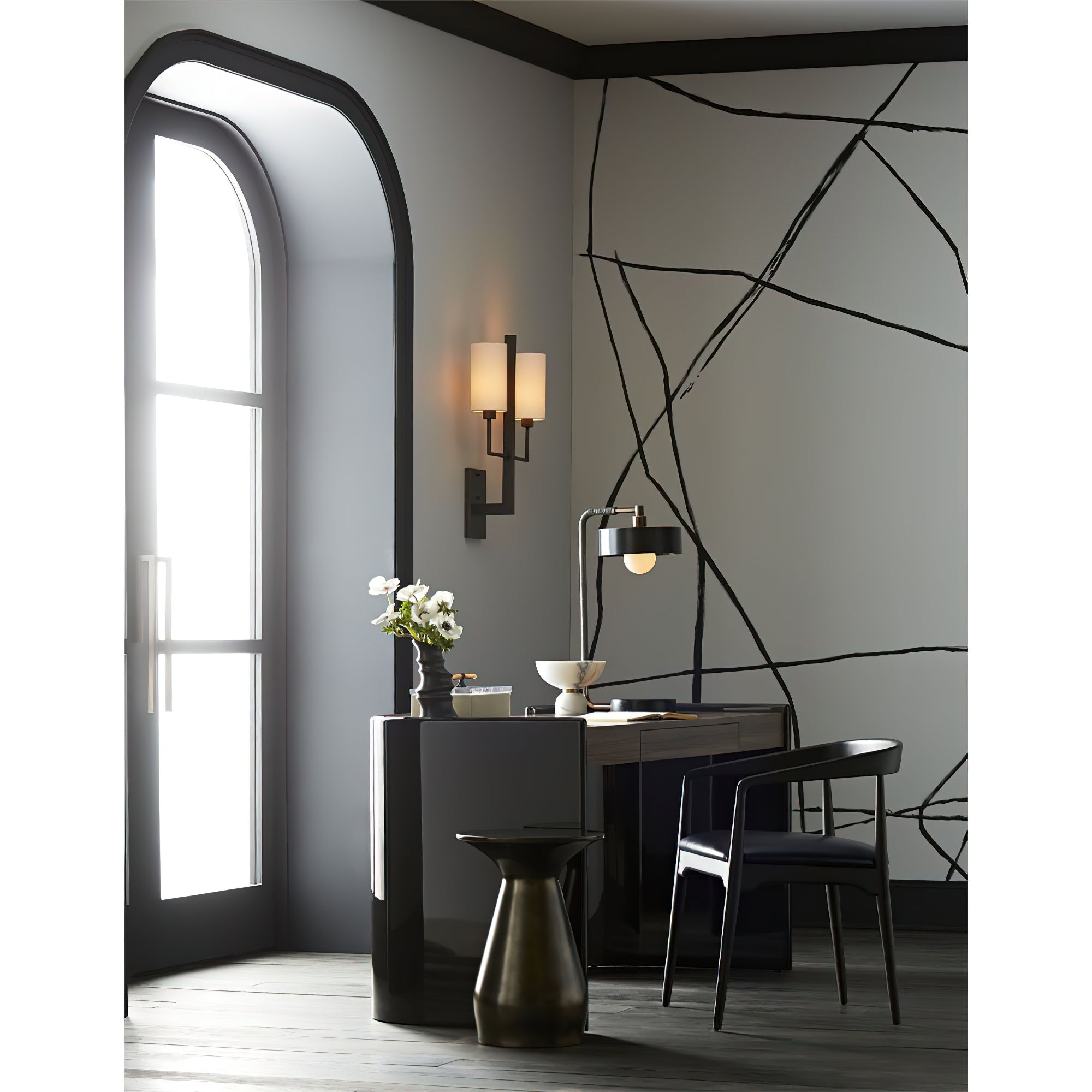 Qvistuvyj Minimalistische Wandleuchte aus Stoff-Letslighting