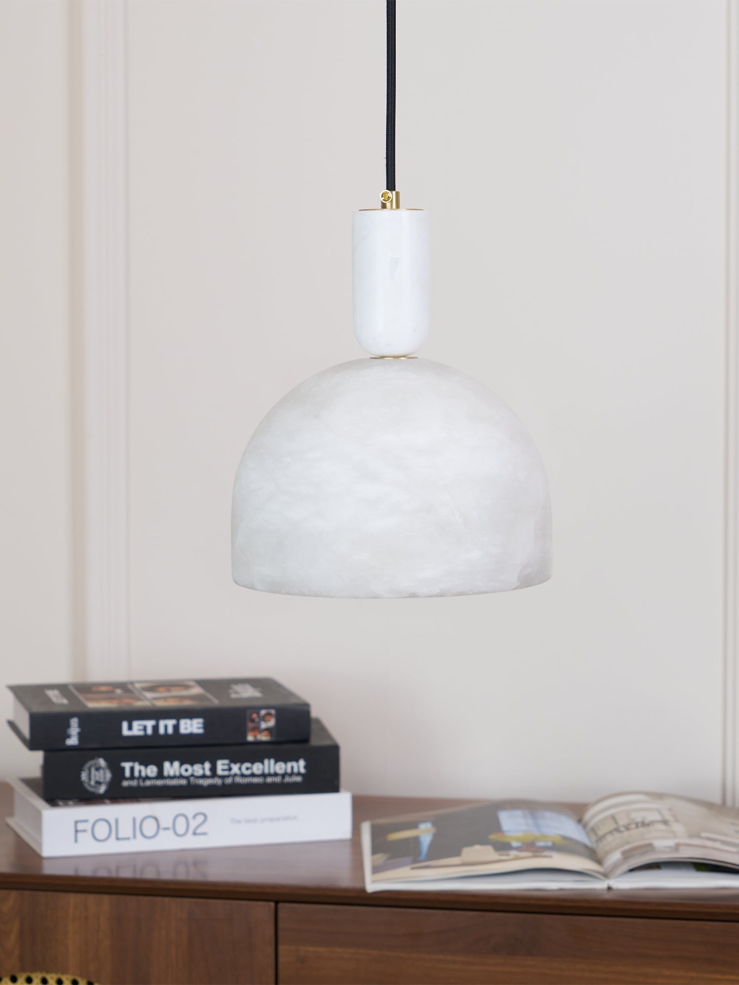 Culiror Minimalist Alabaster Pendant Light - Neutralighting