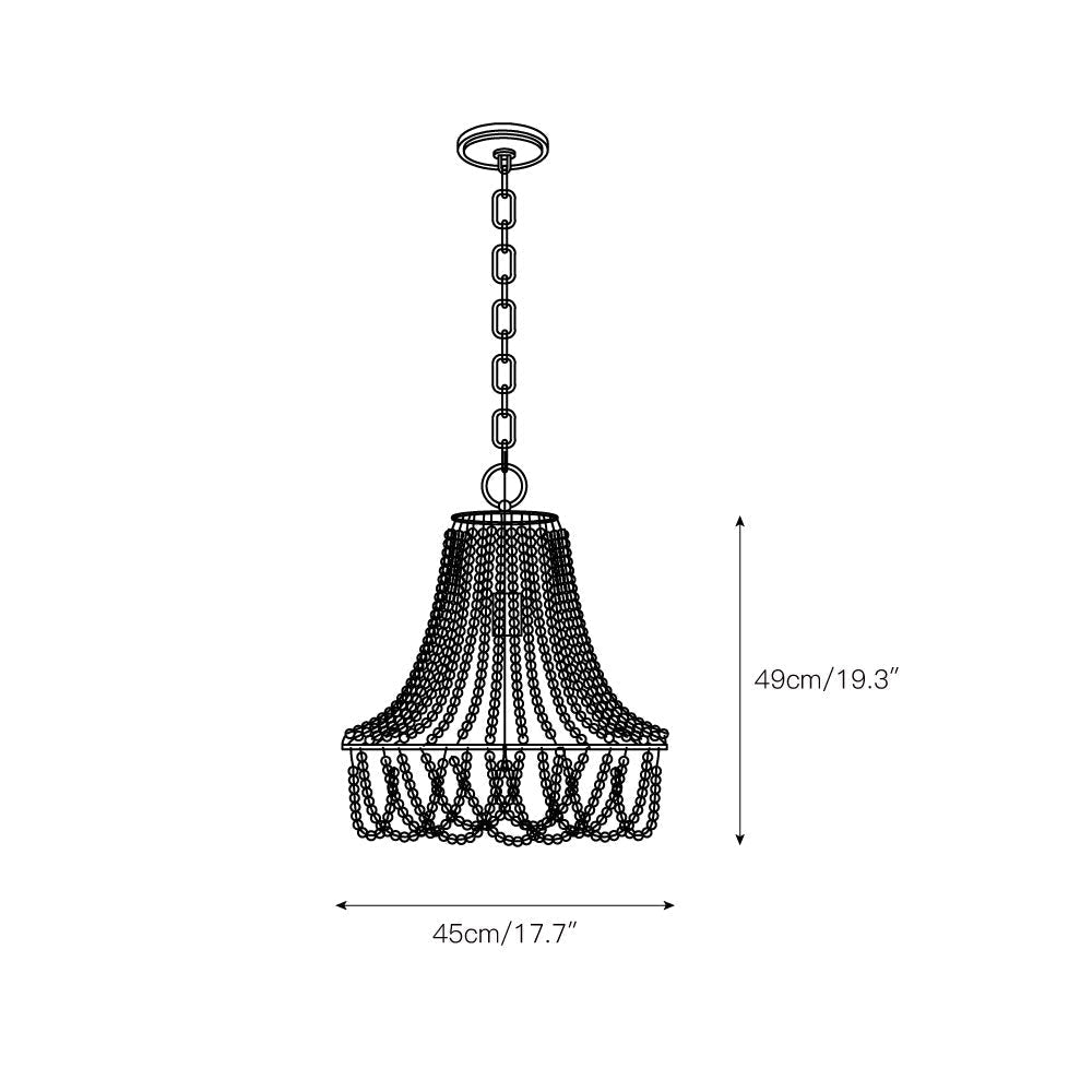 Qvistuvyd Postmoderner Luxus-Holzleuchter-Letslighting