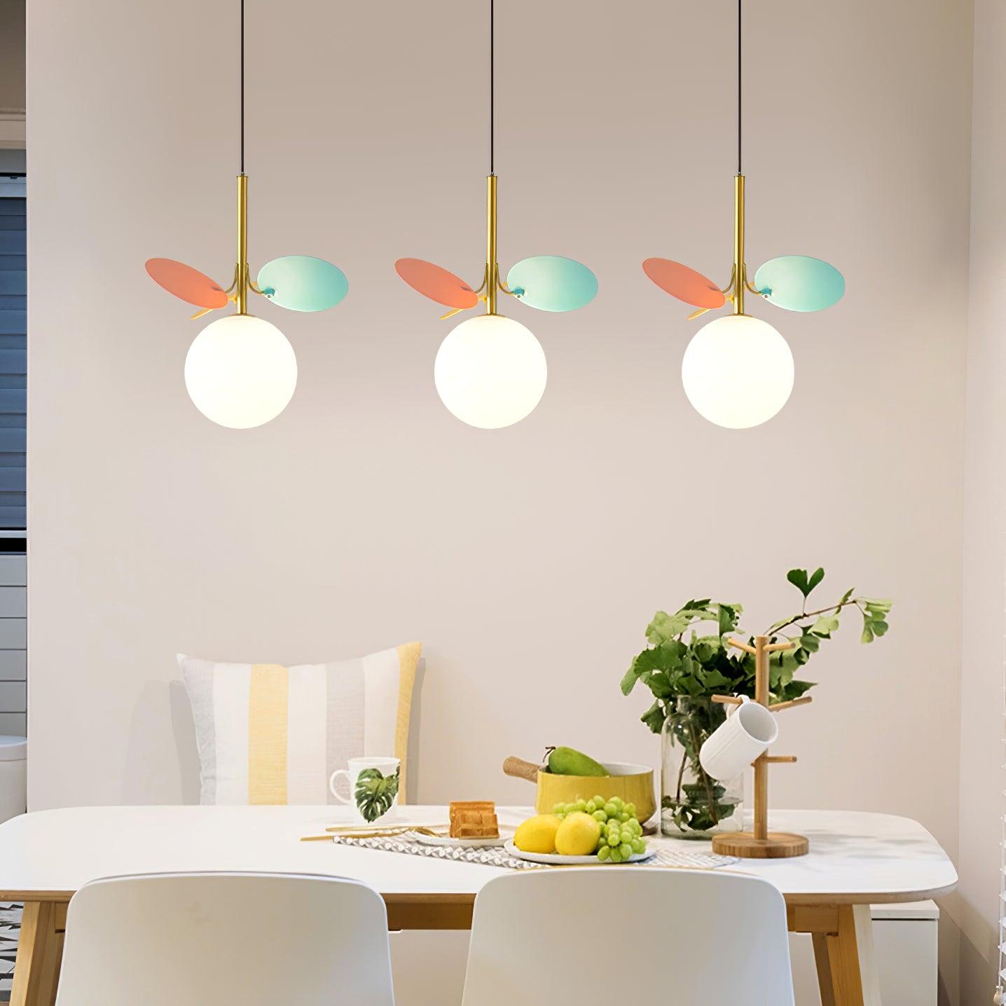 Ivphaus Glas-Pendelleuchte-Letslighting
